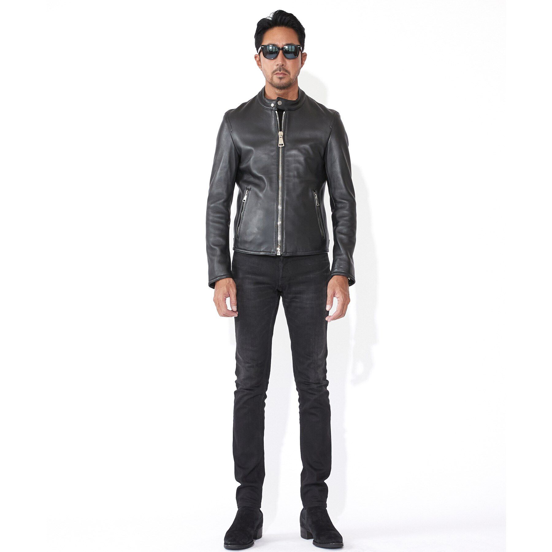 DRESSTERIOR「【干場義雅&times;DRESSTERIOR】レザーライダースジャケット」|ライダースジャケット|