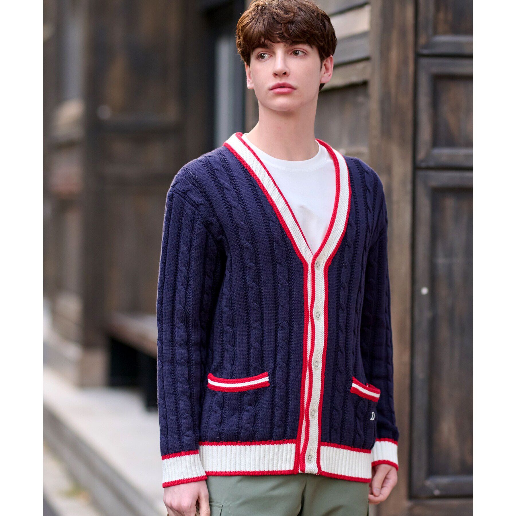 DRESSTERIOR「スプリングチルデン ニットロンドンカーディガン」|カーディガン|