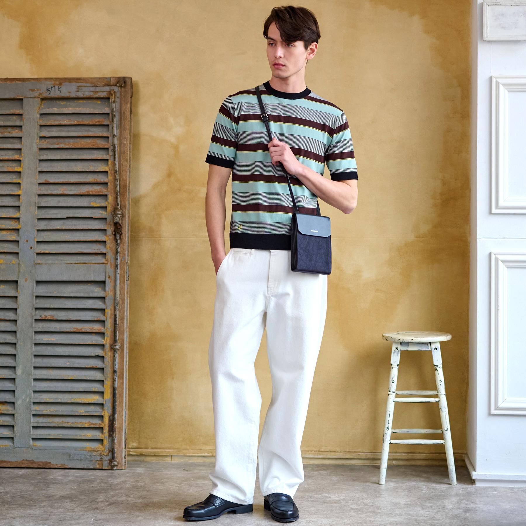 DRESSTERIOR「CONEデニム ワイドパンツ」|デニム|