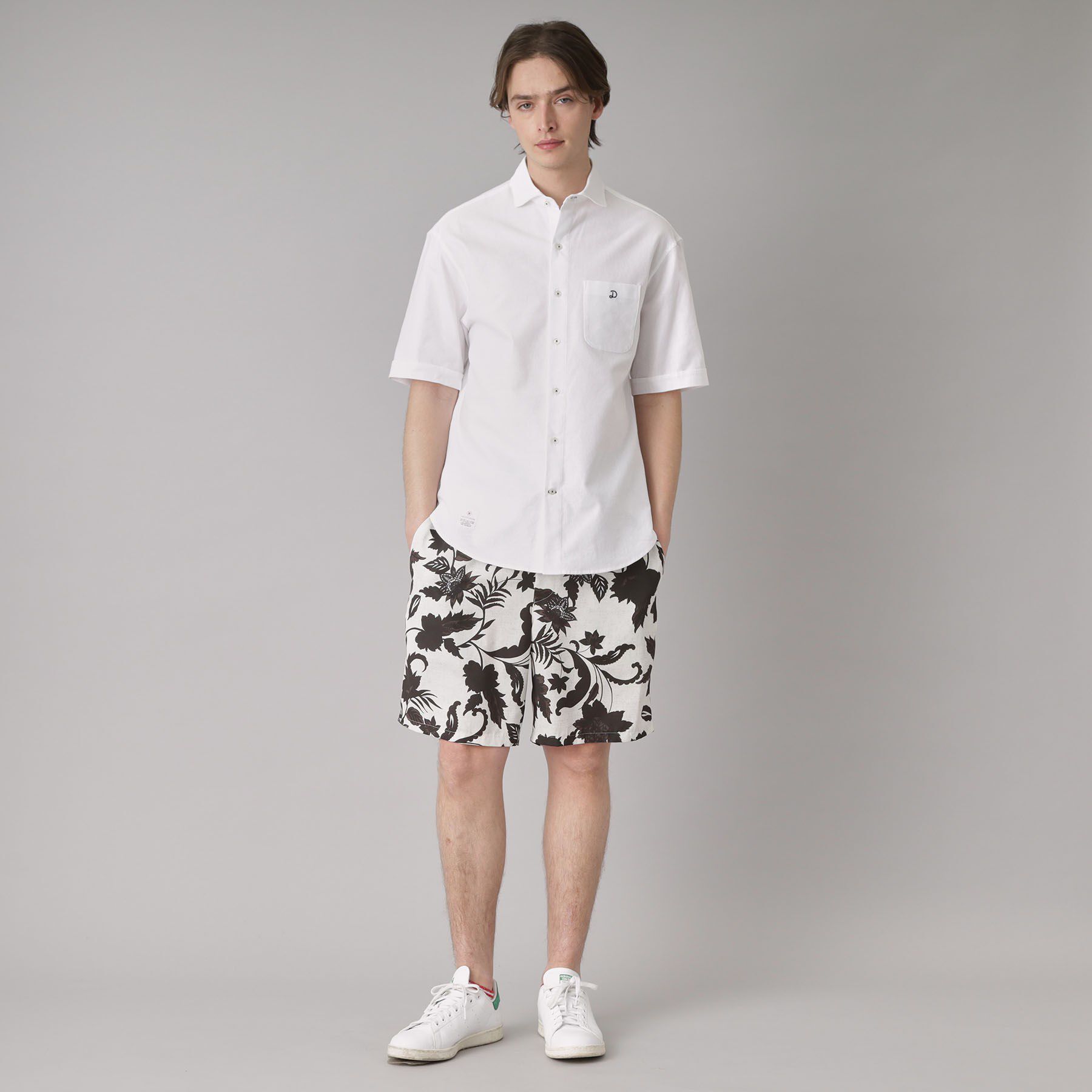 DRESSTERIOR「メッシュエアー ハーフスリーブシャツ」|シャツ・ブラウス|