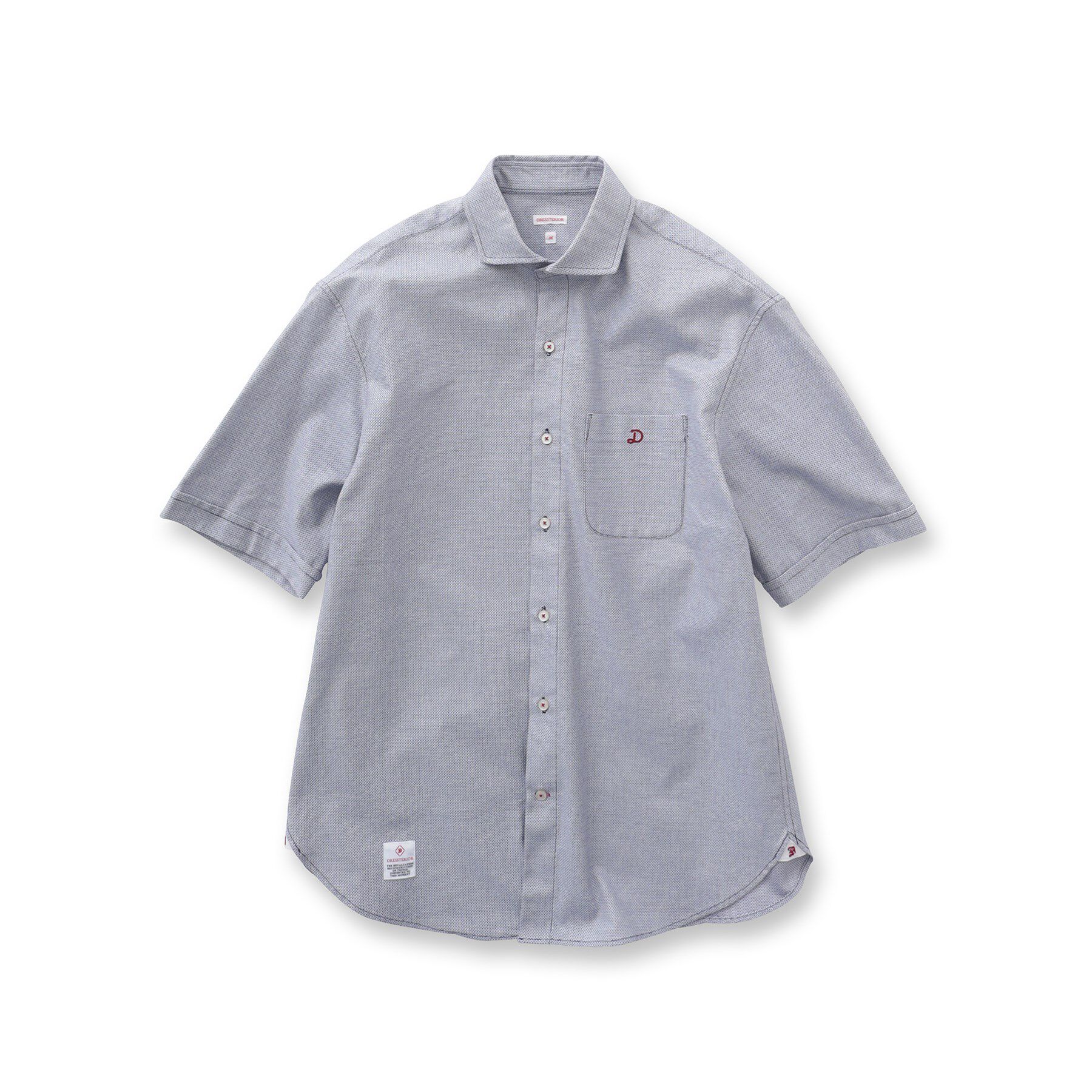 DRESSTERIOR「メッシュエアー ハーフスリーブシャツ」|シャツ・ブラウス|