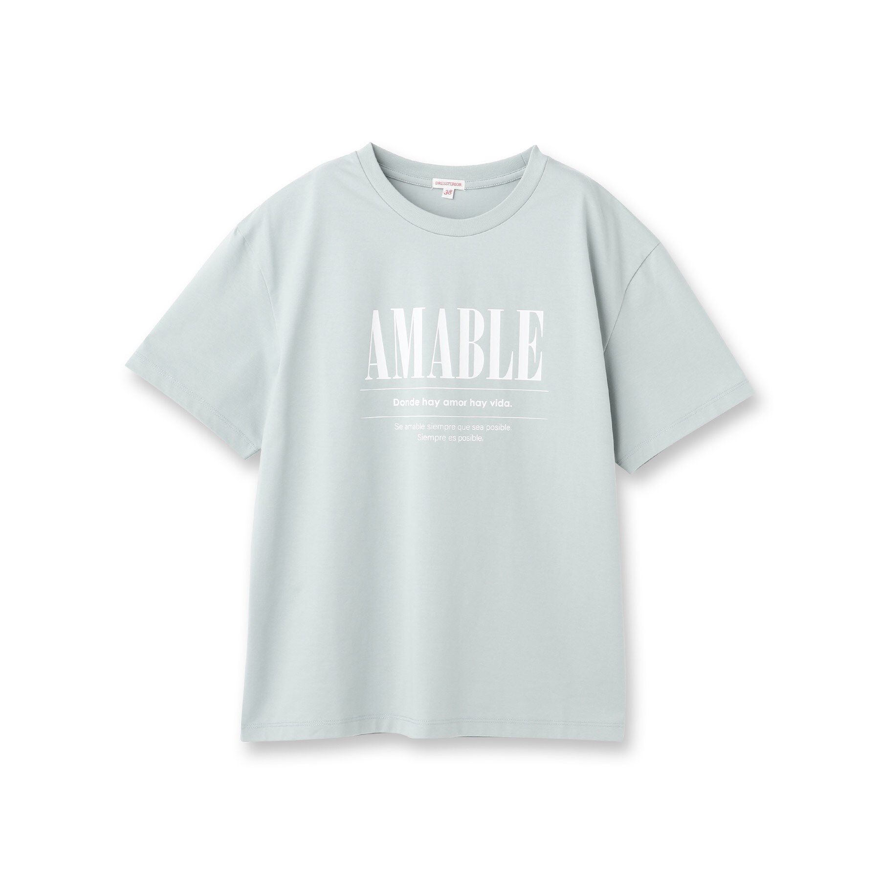 DRESSTERIOR「【接触冷感/UVカット】バックブリーズテックロゴTシャツ」|Tシャツ・カットソー|