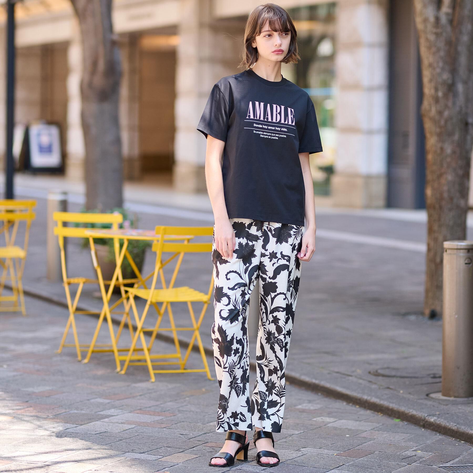 DRESSTERIOR「【接触冷感/UVカット】バックブリーズテックロゴTシャツ」|Tシャツ・カットソー|