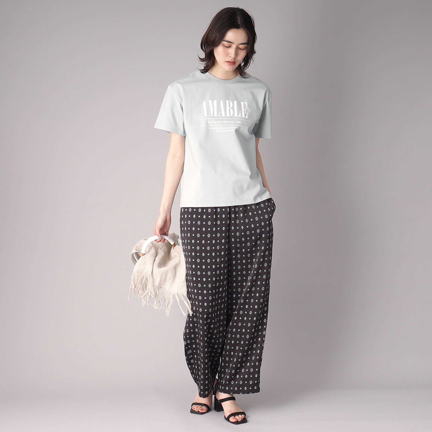 DRESSTERIOR「【接触冷感/UVカット】バックブリーズテックロゴTシャツ」|Tシャツ・カットソー|