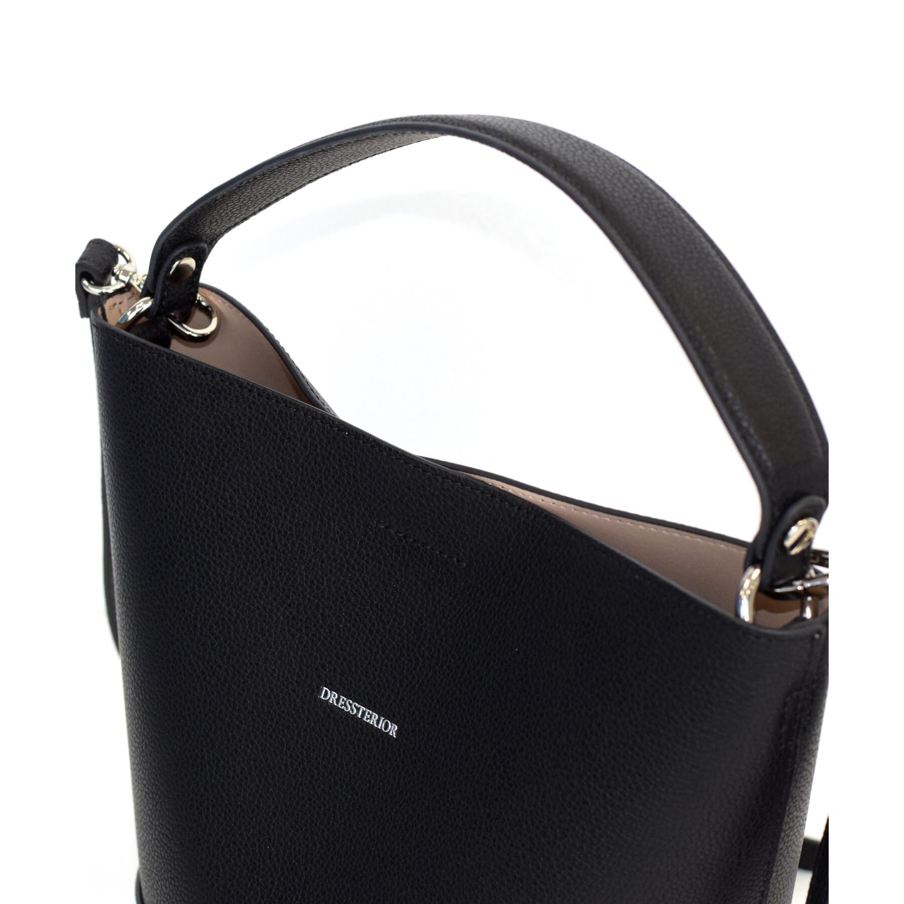 DRESSTERIOR「シュリンクレザーバケットBAG」|ハンドバッグ|