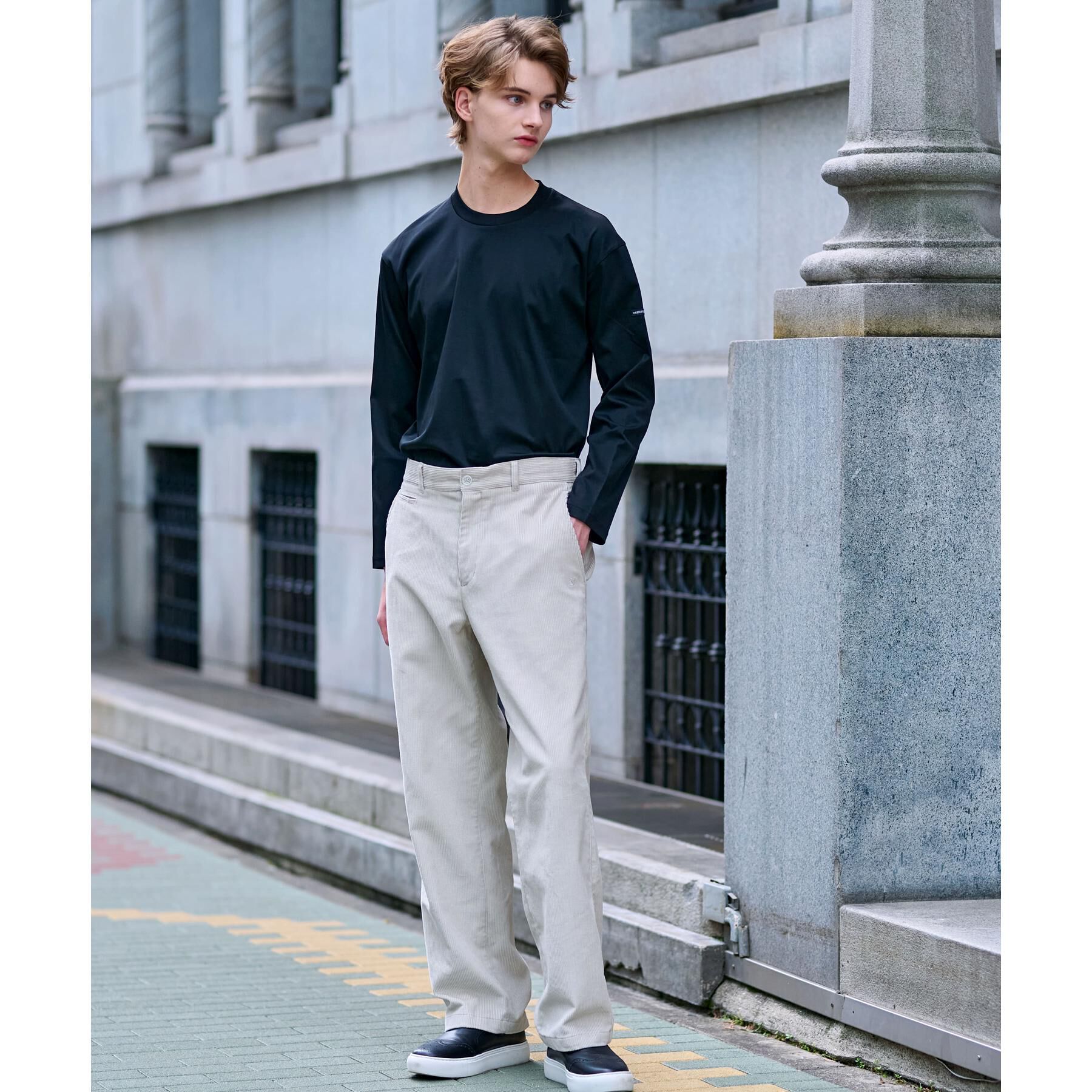 DRESSTERIOR「【接触冷感/抗菌防臭/消臭】ICE CLEAR COTTON クルーネックロンT」|Tシャツ・カットソー|