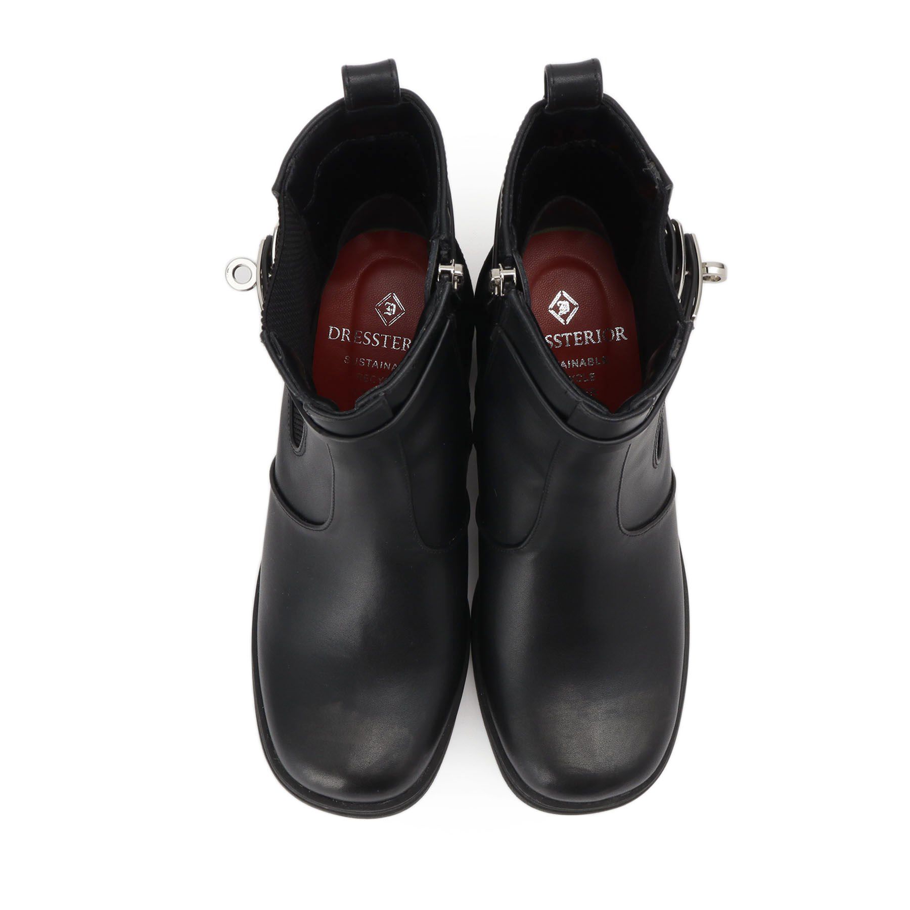 DRESSTERIOR「ターンバックルショートブーツ」|ショートブーツ|