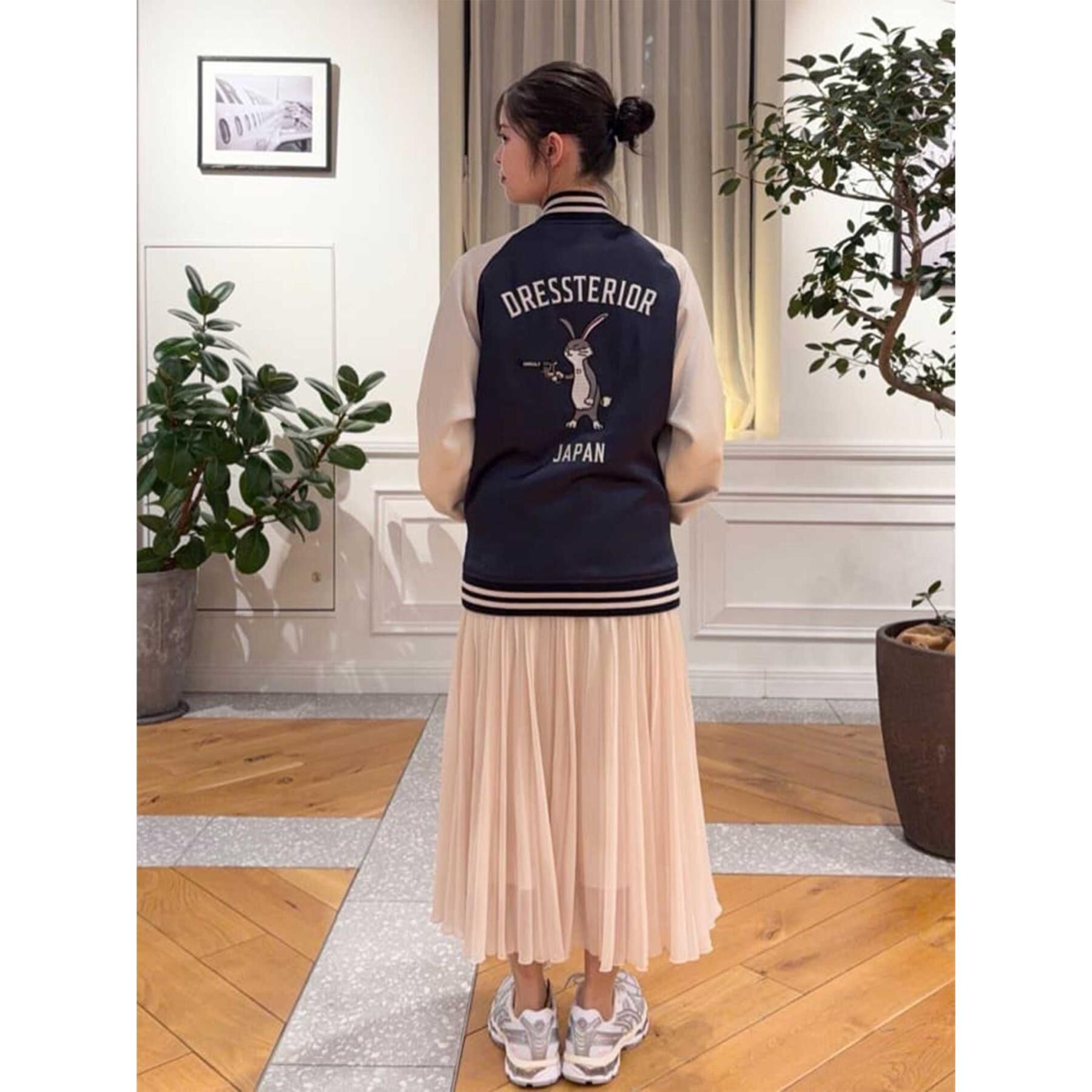 DRESSTERIOR「【MonoMax4月号掲載】ピストルラビット スカジャン」|ブルゾン・スタジャン|