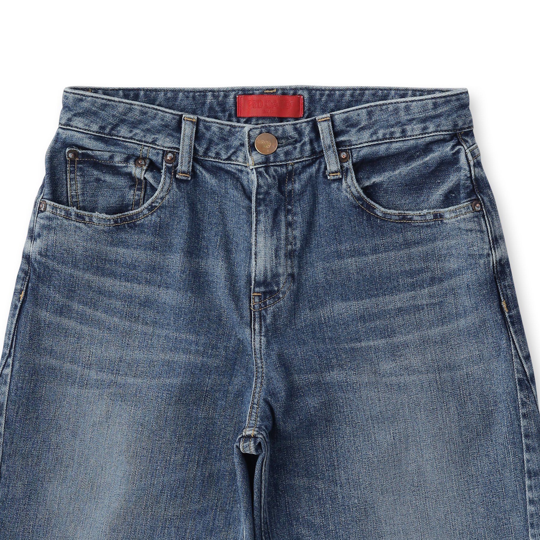 DRESSTERIOR「RED CARD TOKYO（レッドカードトーキョー）FRIDAY　ルーズストレートデニムパンツ」|デニム|