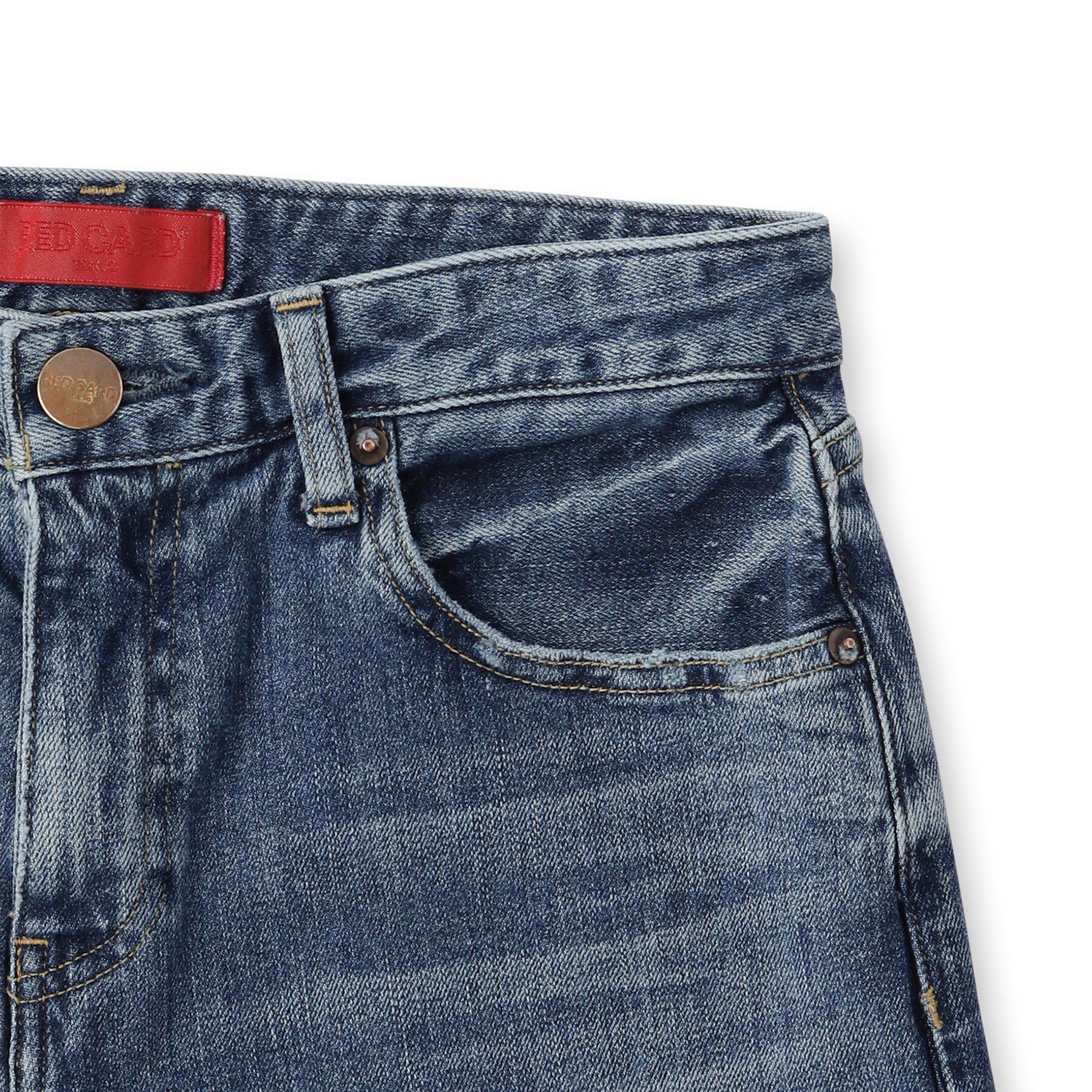 DRESSTERIOR「RED CARD TOKYO（レッドカードトーキョー）FRIDAY　ルーズストレートデニムパンツ」|デニム|