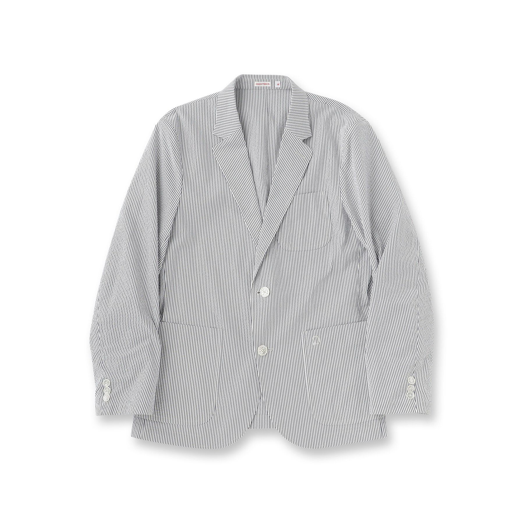 DRESSTERIOR「【吸湿速乾/セットアップ可/ウォッシャブル】COOLMAX シアサッカー サマージャケット」|テーラードジャケット|