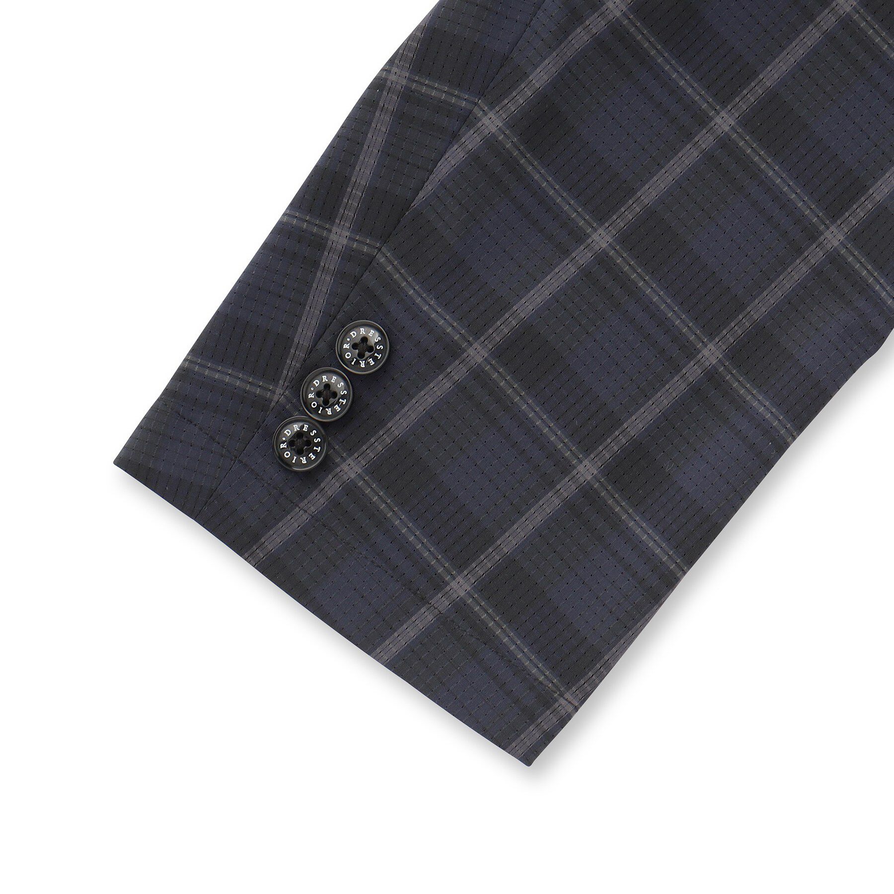 DRESSTERIOR「【セットアップ可/ウォッシャブル/高通気性】DotAir チェックジャケット」|テーラードジャケット|