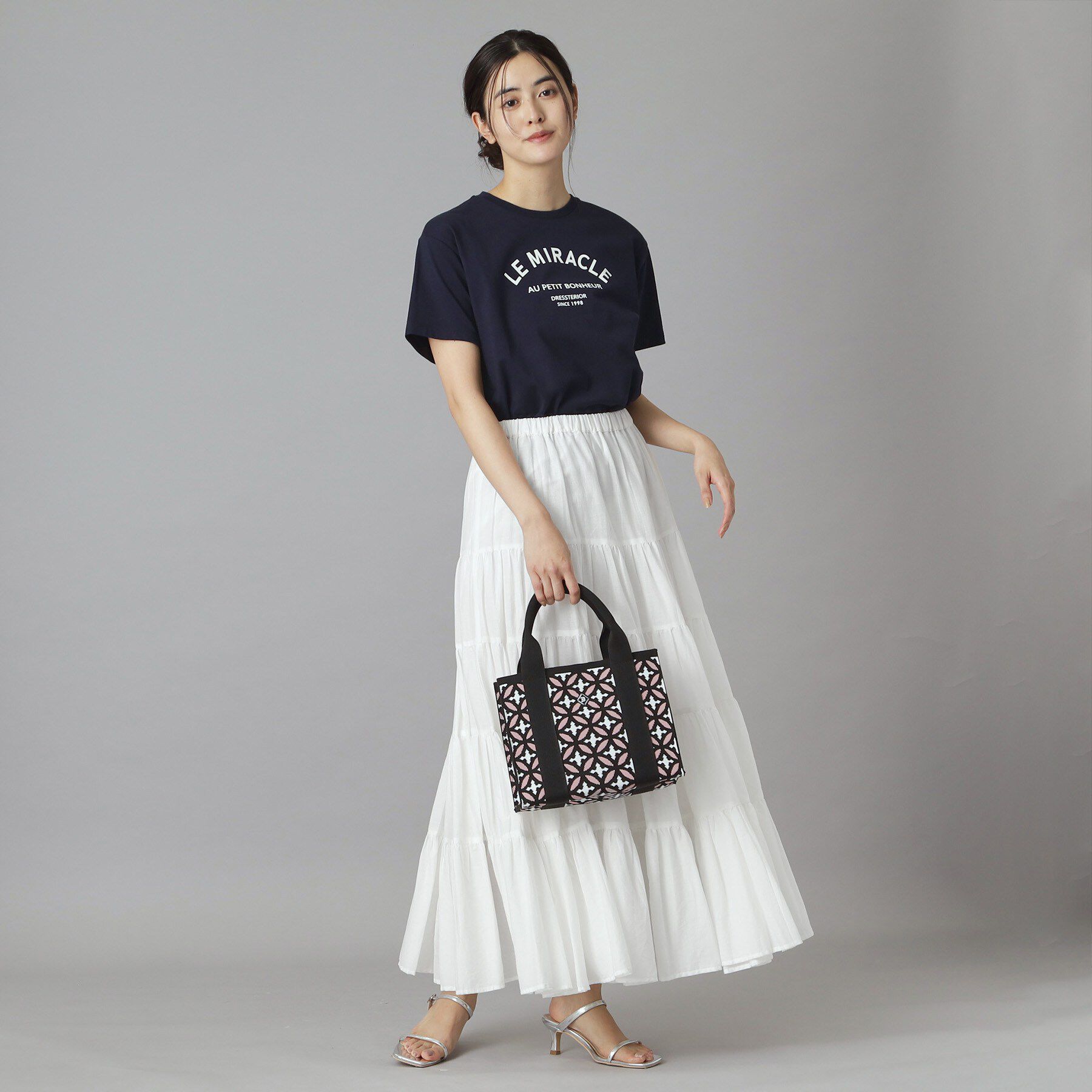 DRESSTERIOR「【再入荷】コットンボイルティアードスカート」|スカート|