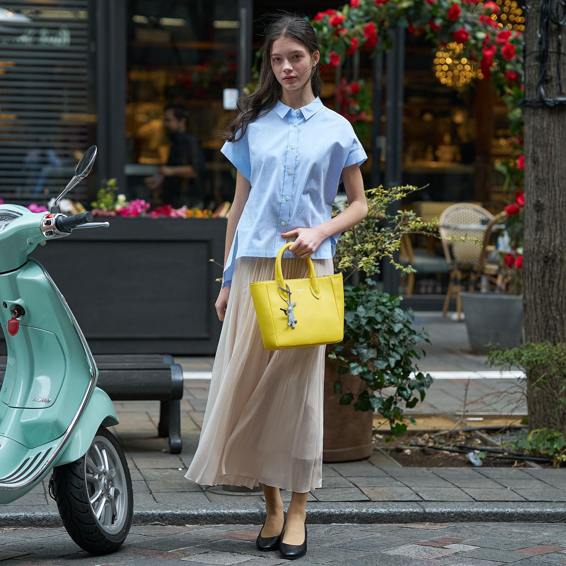 DRESSTERIOR「【毎年人気/ウォッシャブル】バックフレアオックスシャツ」|シャツ・ブラウス|