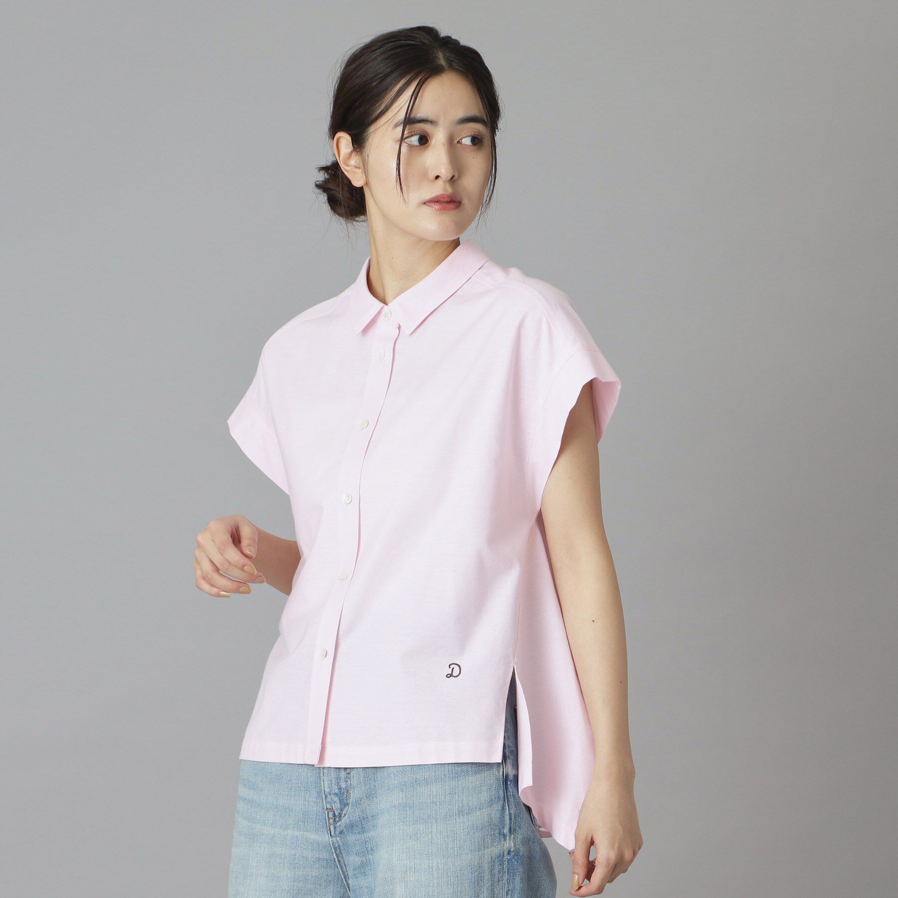 DRESSTERIOR「【毎年人気/ウォッシャブル】バックフレアオックスシャツ」|シャツ・ブラウス|