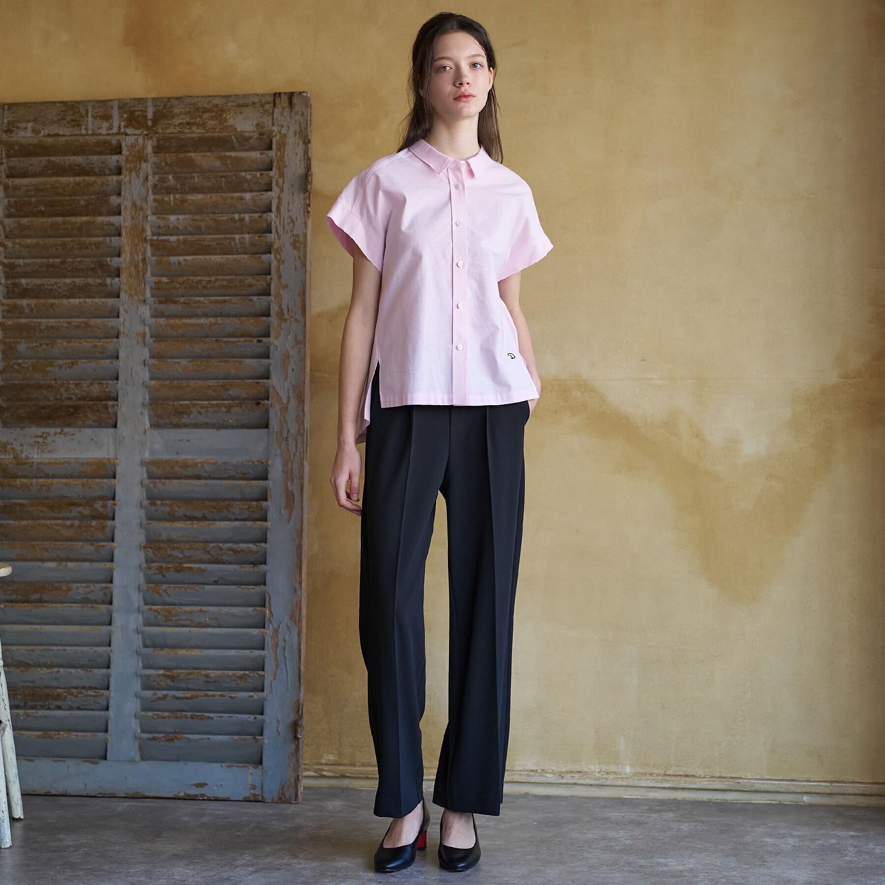 DRESSTERIOR「【毎年人気/ウォッシャブル】バックフレアオックスシャツ」|シャツ・ブラウス|