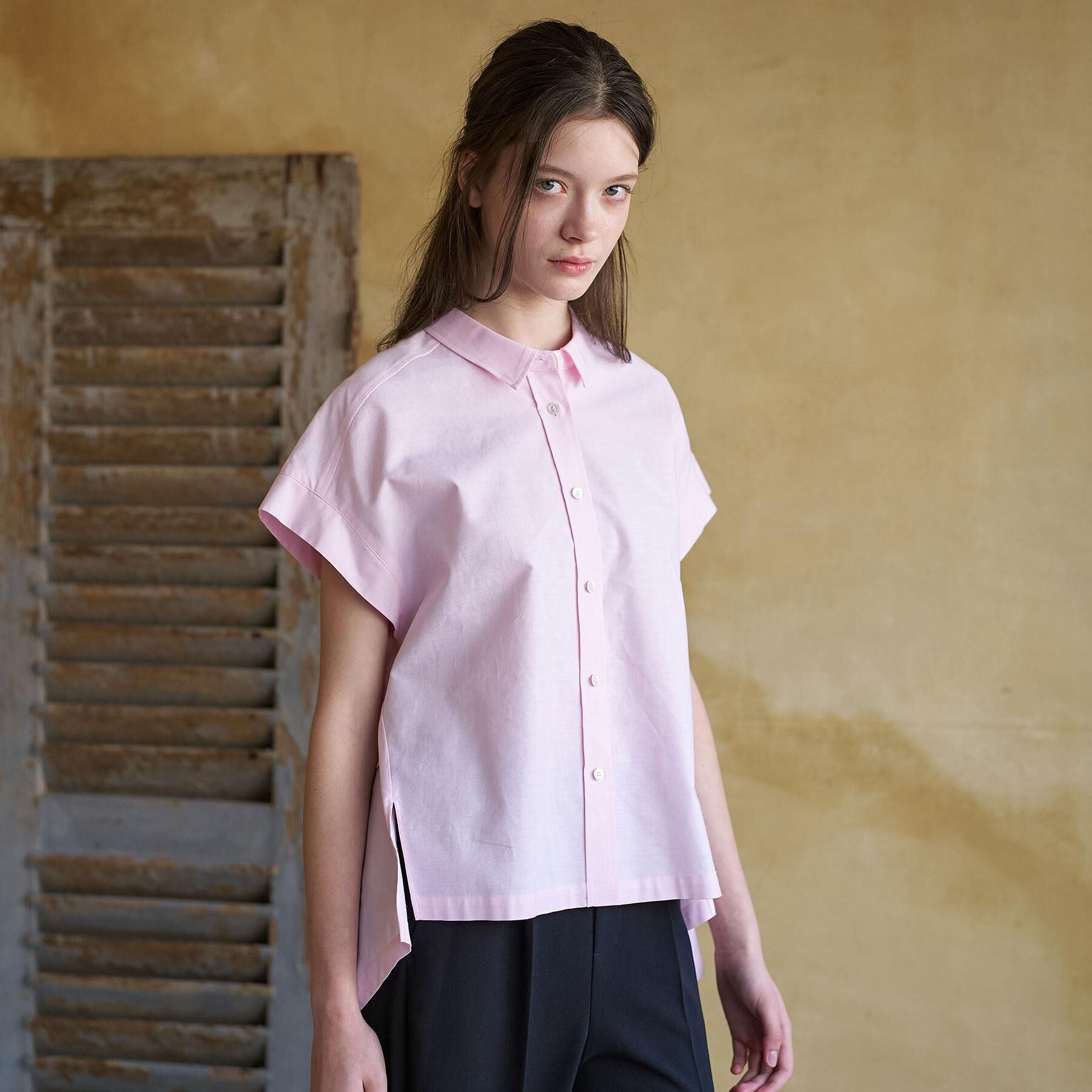 DRESSTERIOR「【毎年人気/ウォッシャブル】バックフレアオックスシャツ」|シャツ・ブラウス|