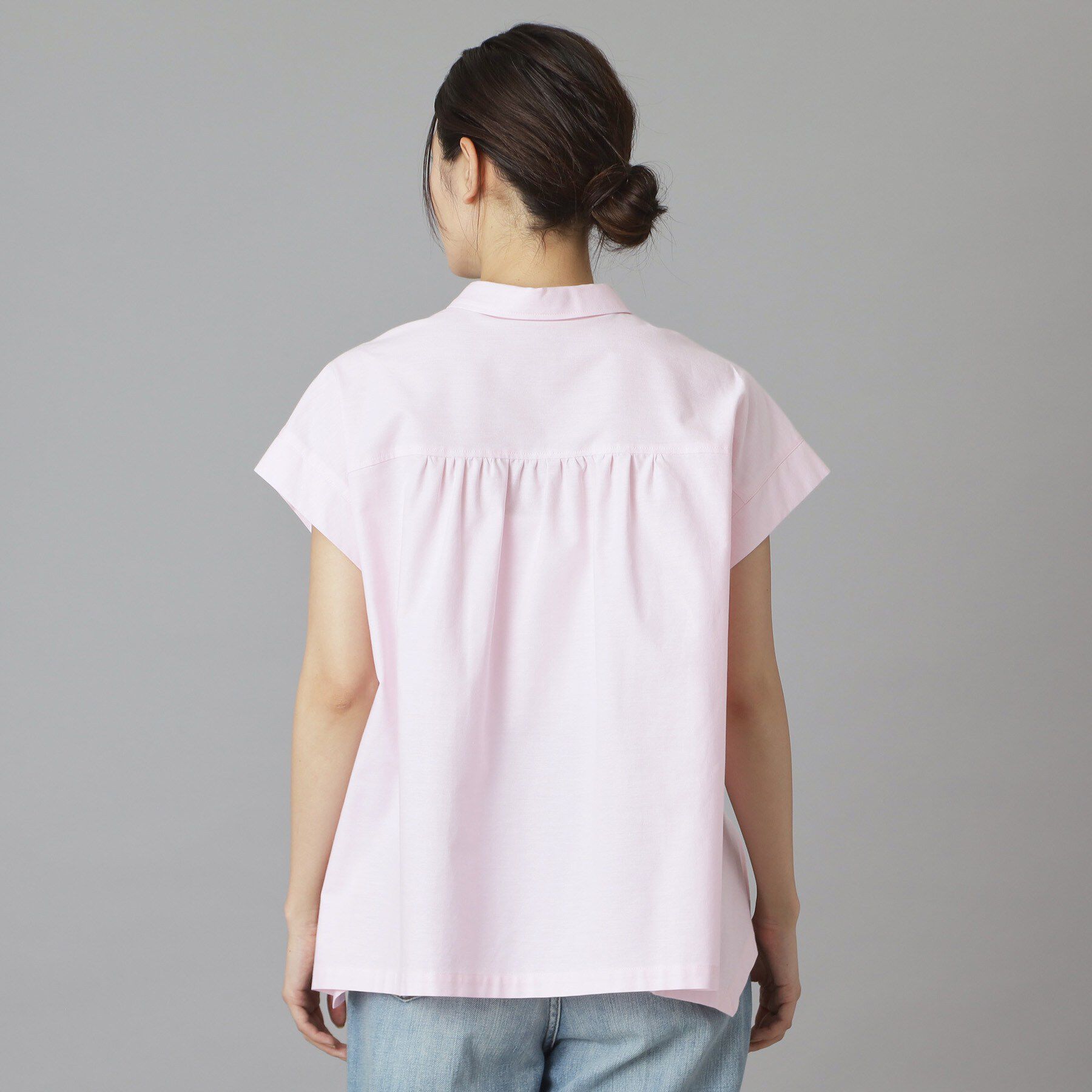 DRESSTERIOR「【毎年人気/ウォッシャブル】バックフレアオックスシャツ」|シャツ・ブラウス|