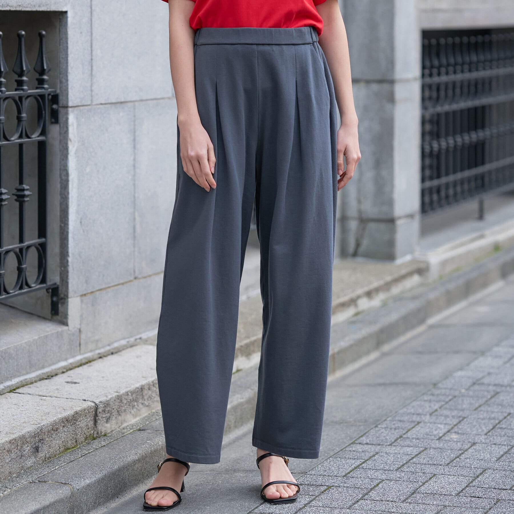 DRESSTERIOR「【セットアップ可】フレンチテリー ワイドパンツ」|その他|