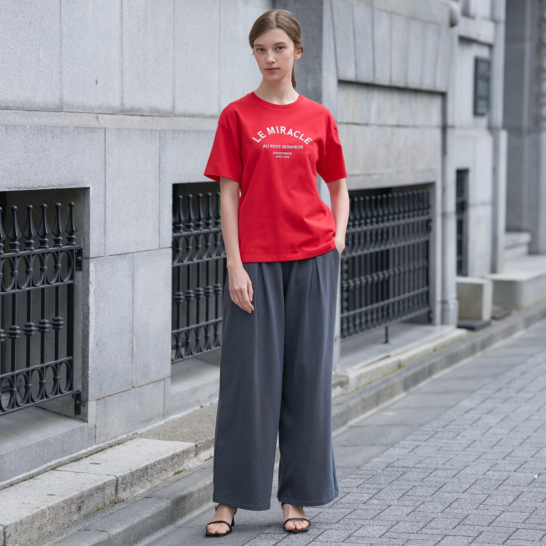 DRESSTERIOR「【セットアップ可】フレンチテリー ワイドパンツ」|その他|