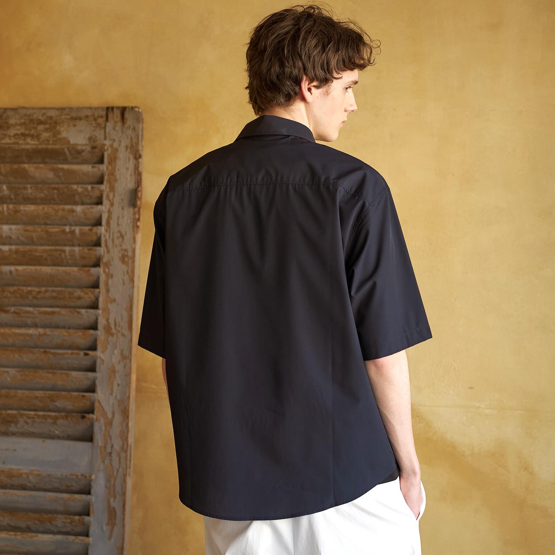 DRESSTERIOR「イージーケア シャツプルオーバー」|シャツ・ブラウス|