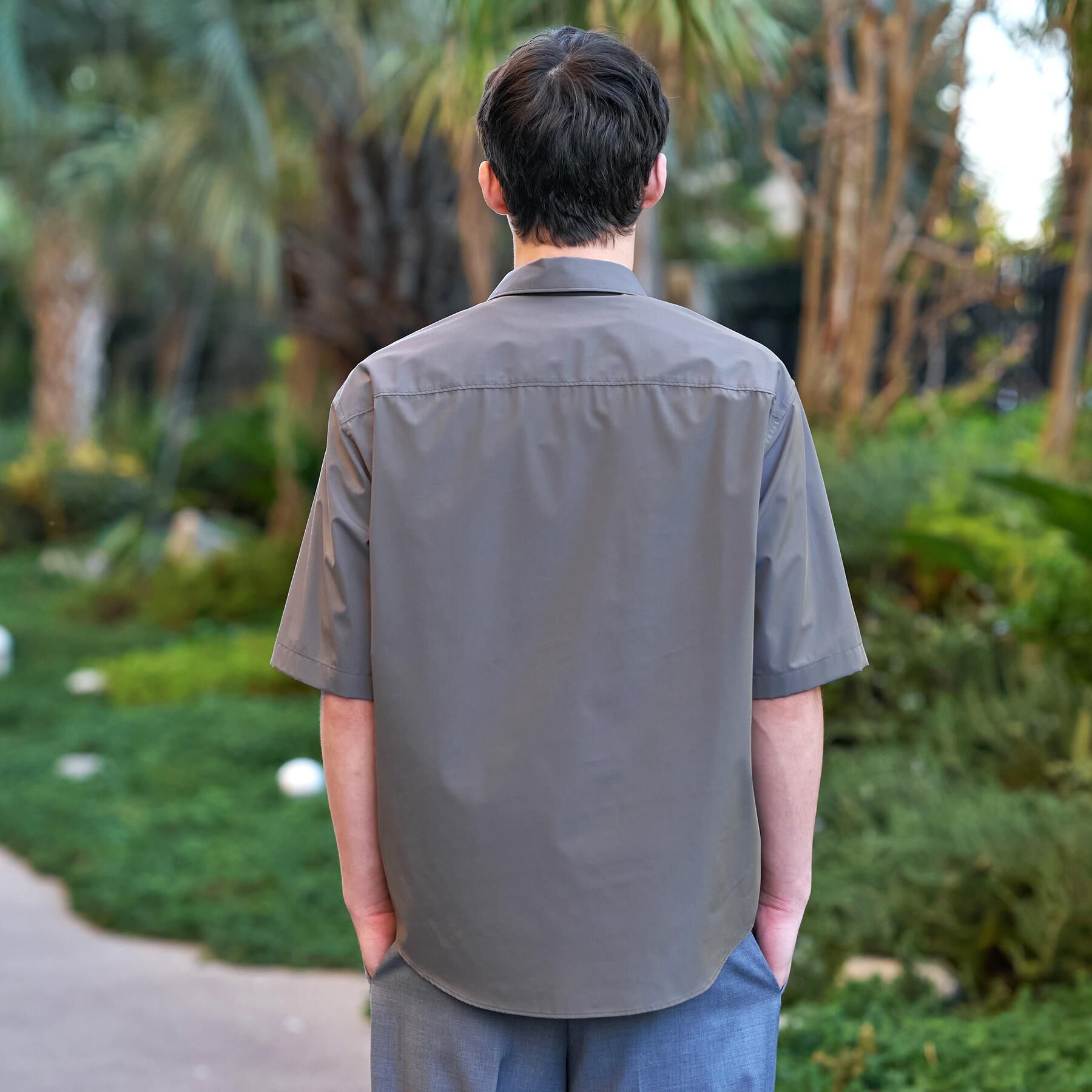 DRESSTERIOR「イージーケア シャツプルオーバー」|シャツ・ブラウス|