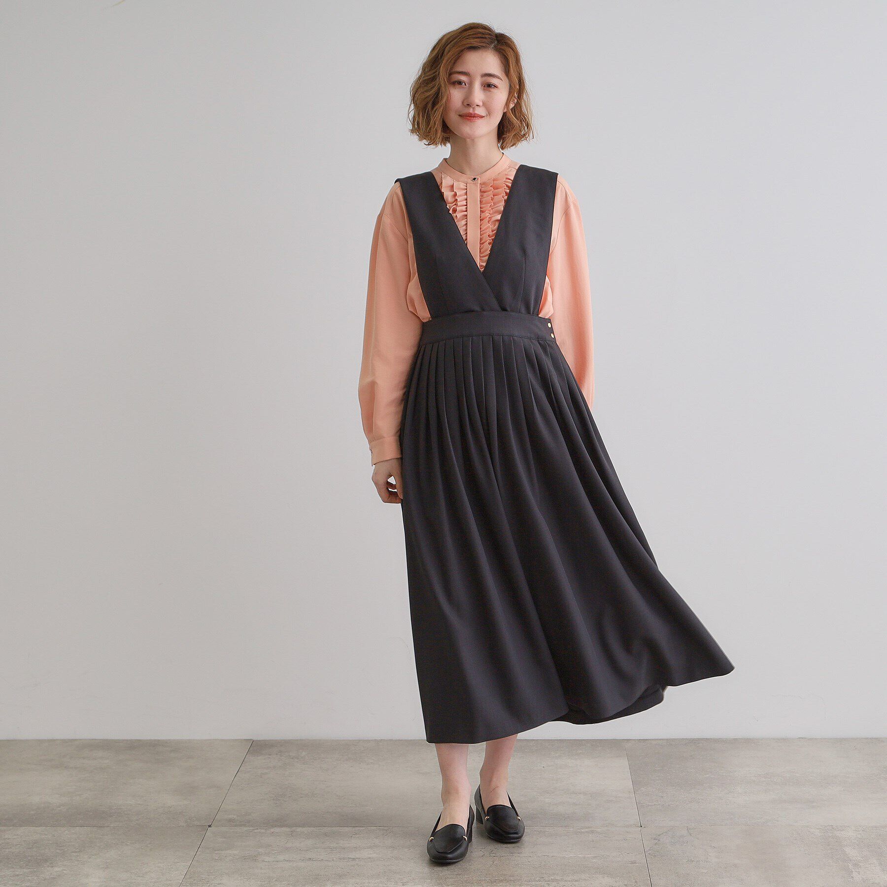 grove「2WAYクラシカルジャンパードレス」|ワンピース|