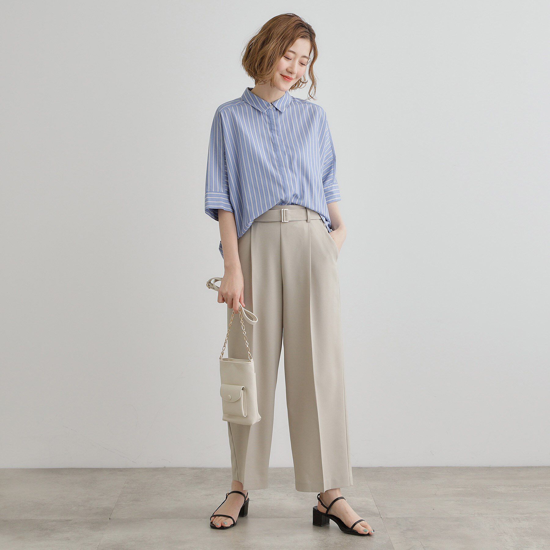 grove「クルミポケットサイドチェーンミニショルダー」|ショルダー・メッセンジャー|