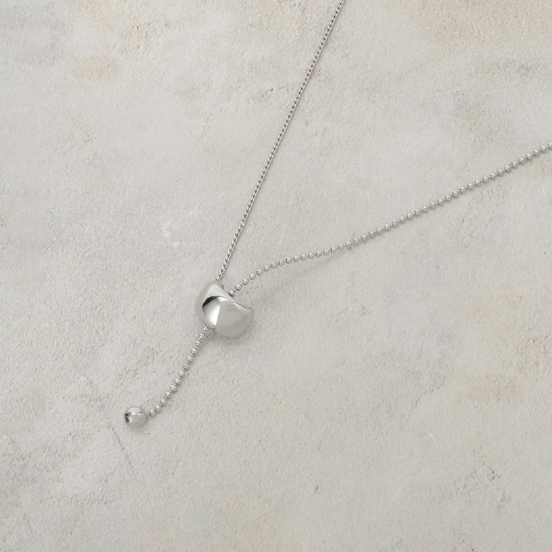 grove「スライドメタルチェーンY字ネックレス」|ネックレス|