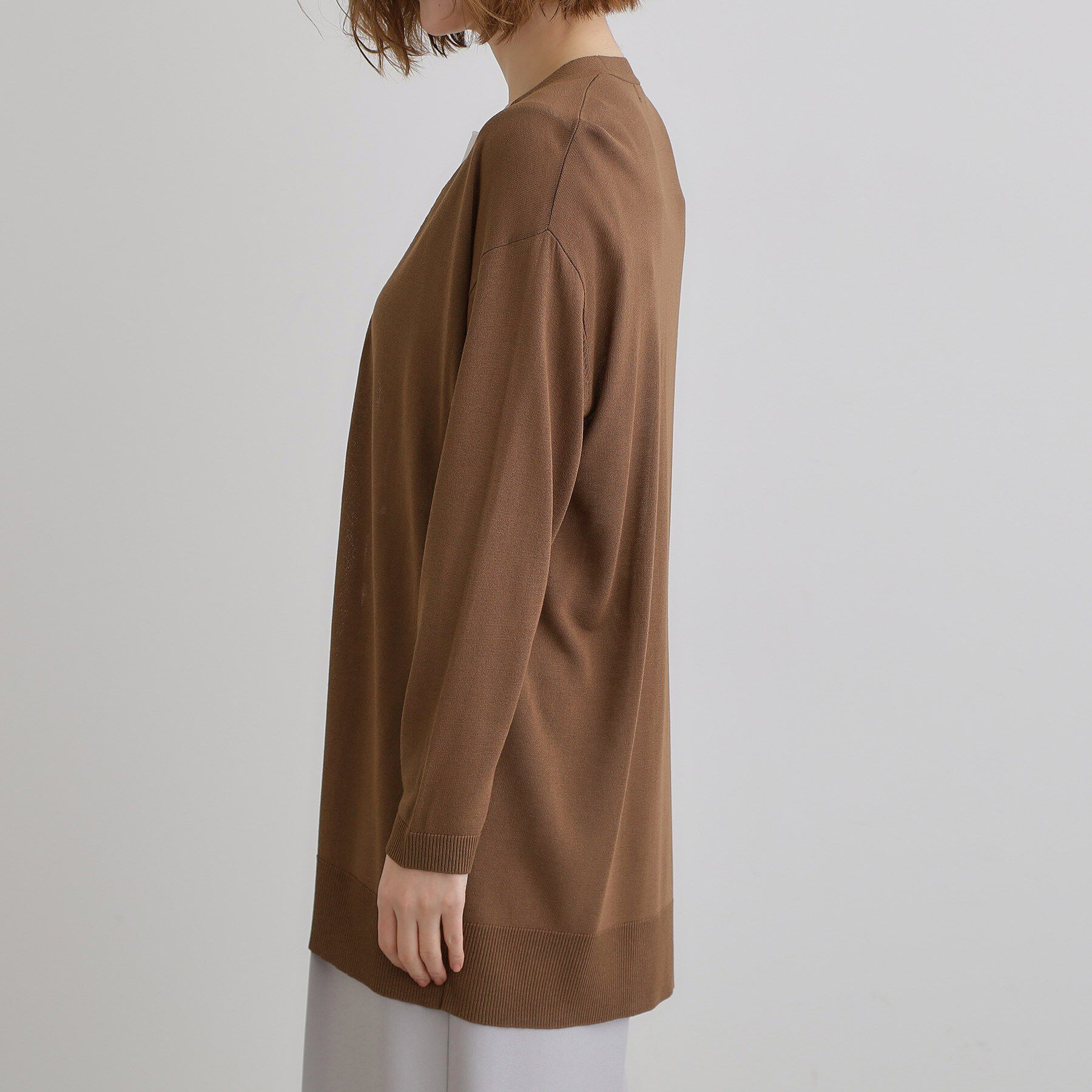 grove「【接触冷感/UVカットetc】夏に嬉しい機能付き！ベーシックロングカーディガン」|カーディガン|