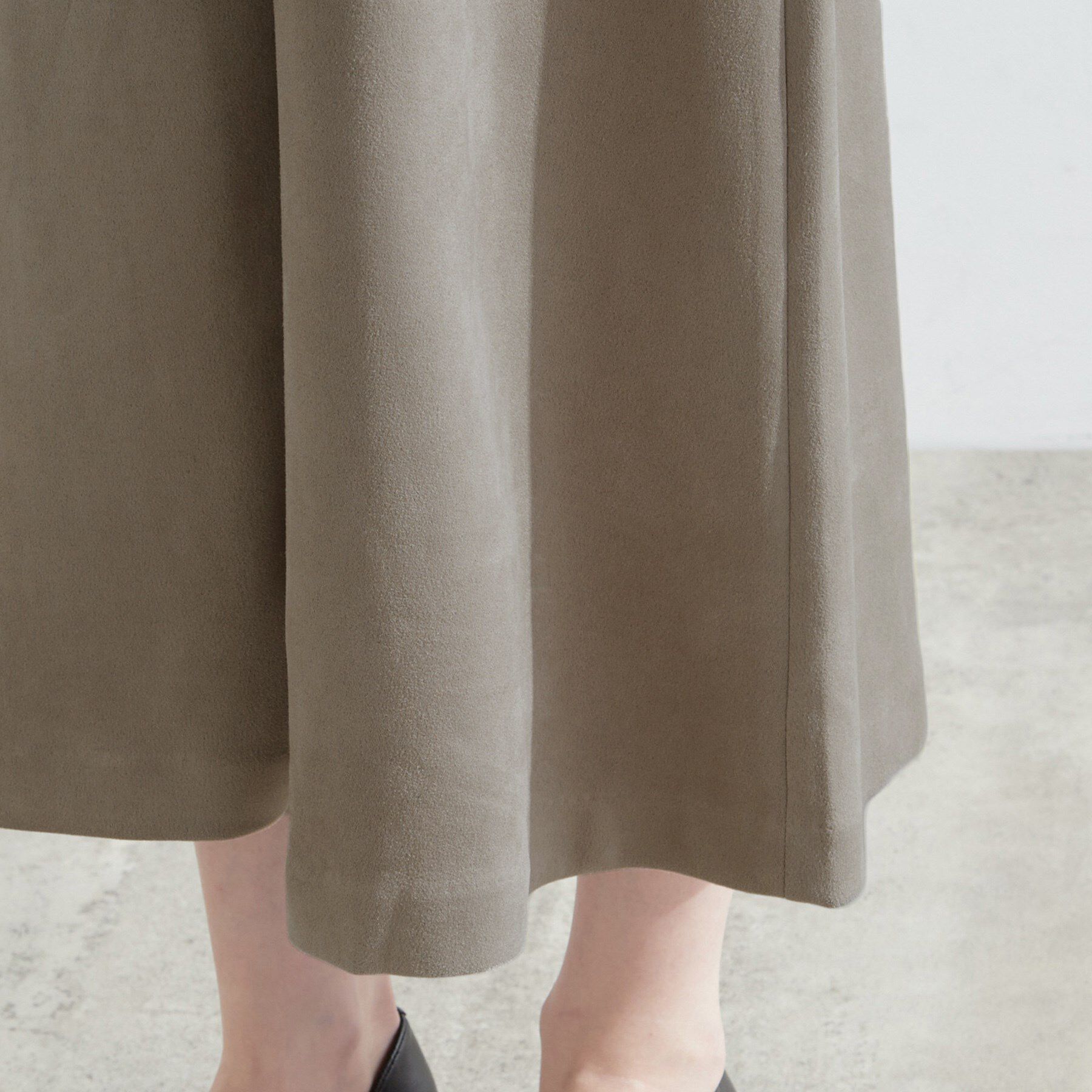 grove「【2WAY】スウェード調ジレワンピース」|ワンピース|