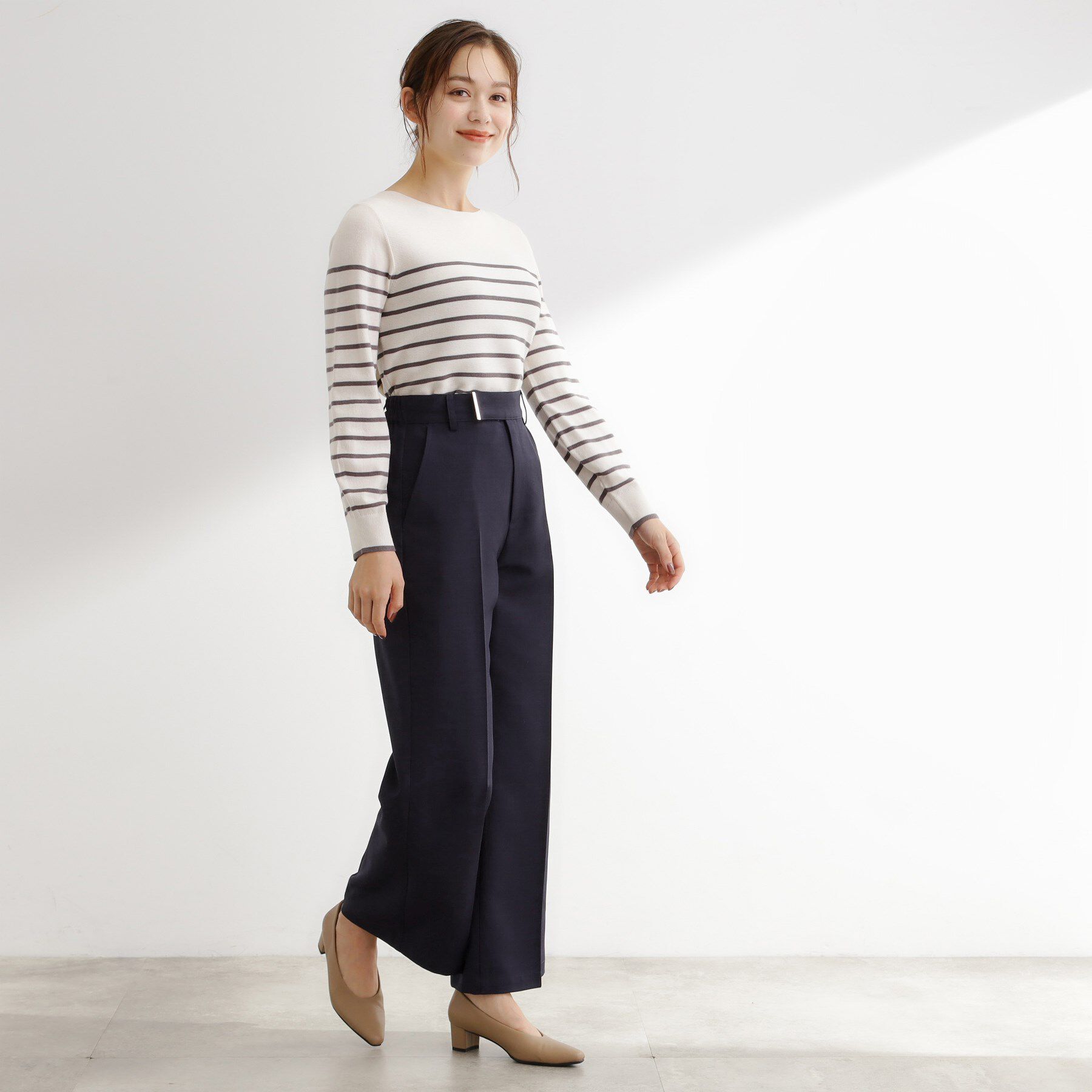 grove「【カセット服】洗えるストレートワイドパンツ」|その他|