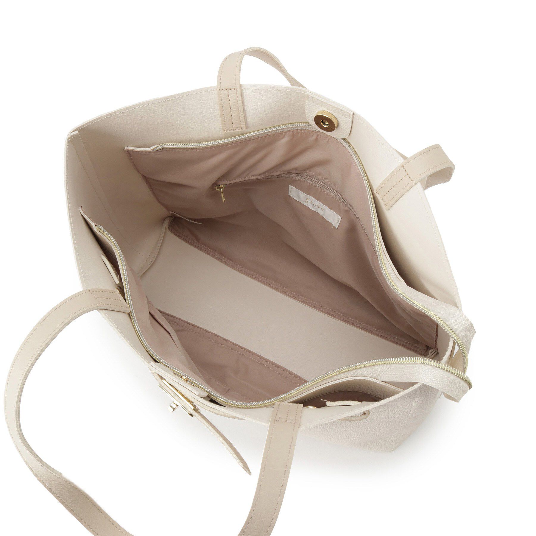 grove「【軽量・A4】ベルト3層トート」|トートバッグ|