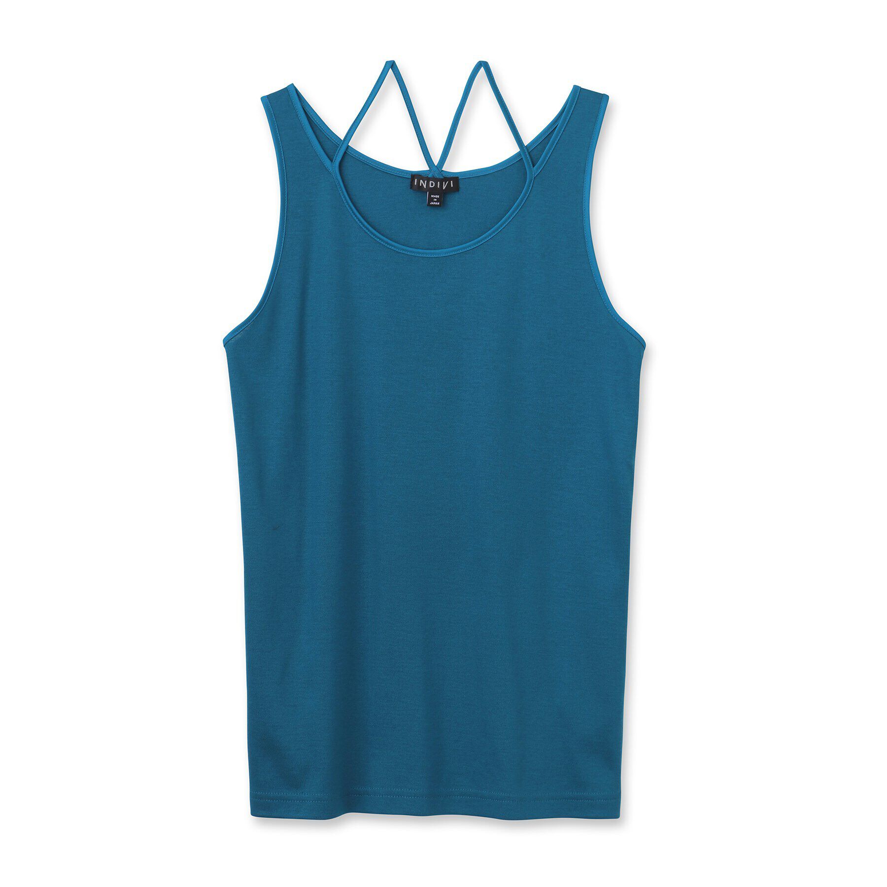 INDIVI「【洗える/日本製】ストラップデザインタンクトップ」|キャミソール|