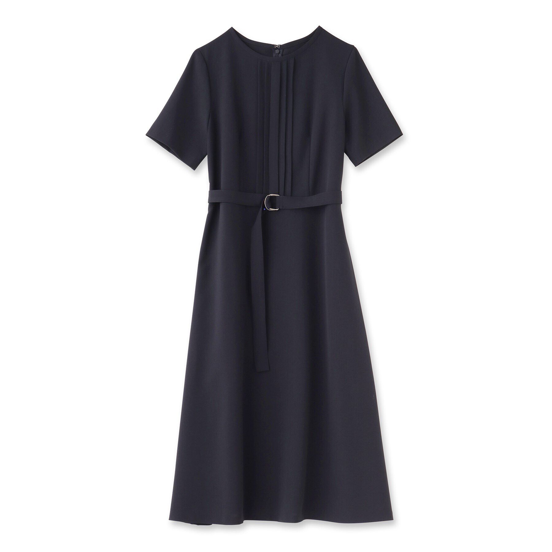 INDIVI「【洗える／UVケア／SETUP可能】ウール調フィット＆フレアワンピース」|ワンピース|