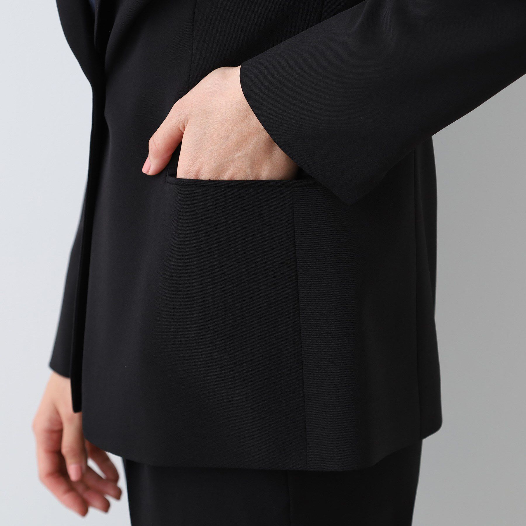 INDIVI「【洗える／UVケア／スーツ】ストレッチテーラードカラージャケット」|スーツ|