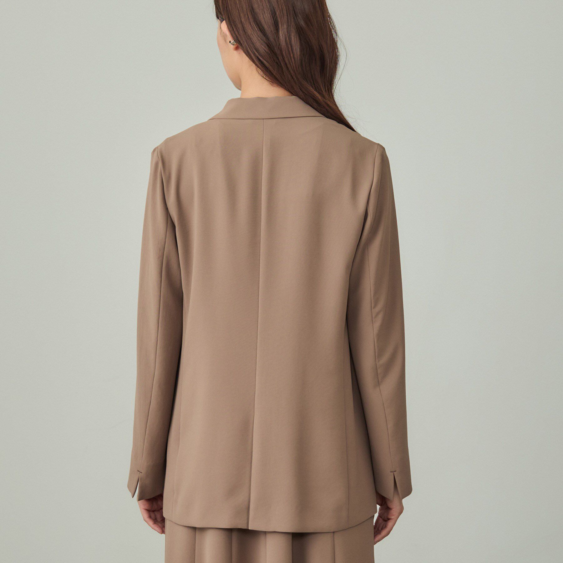 INDIVI「【軽く羽織れる！】ダブルジャケット」|テーラードジャケット|