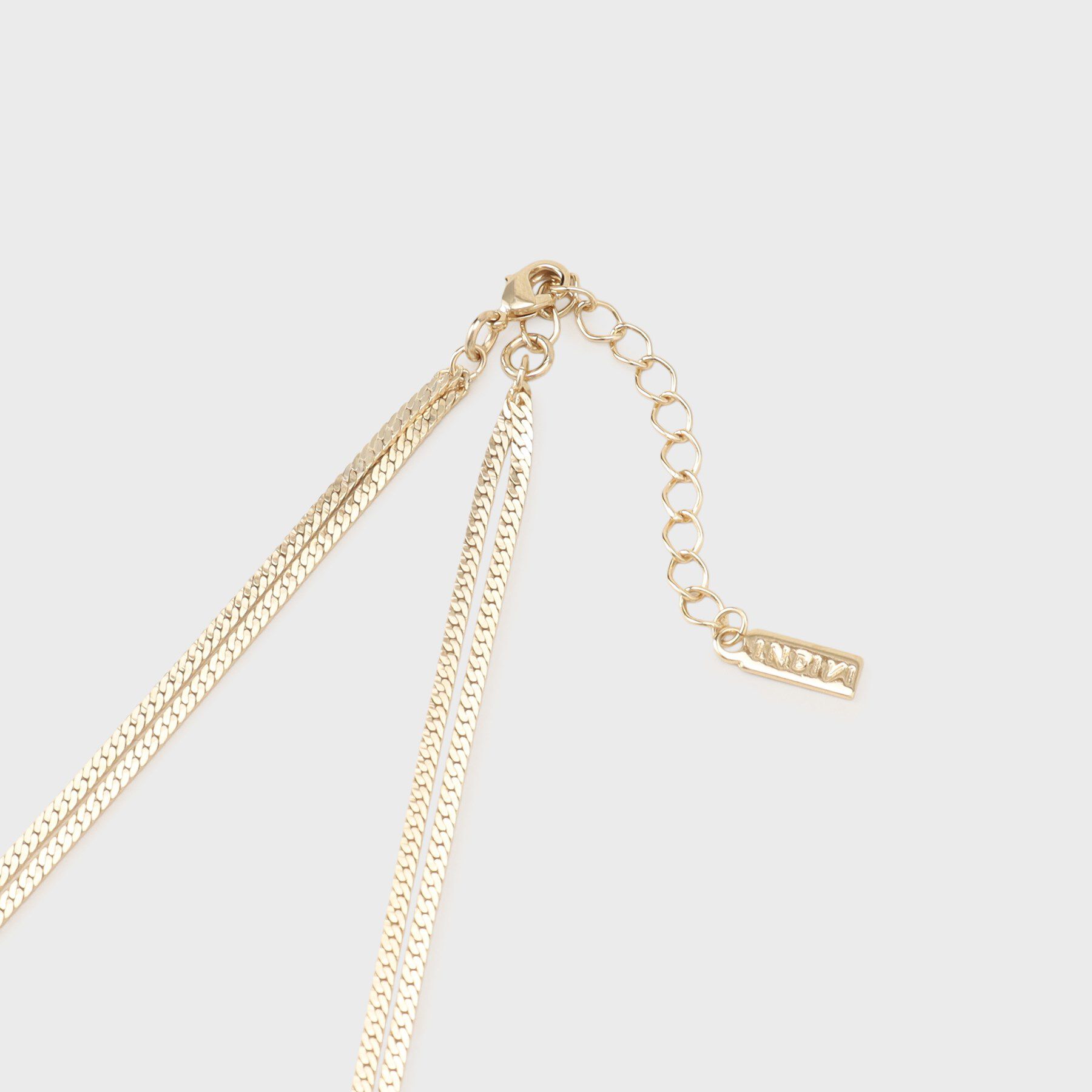 INDIVI「レイヤードチェーンネックレス」|ネックレス|