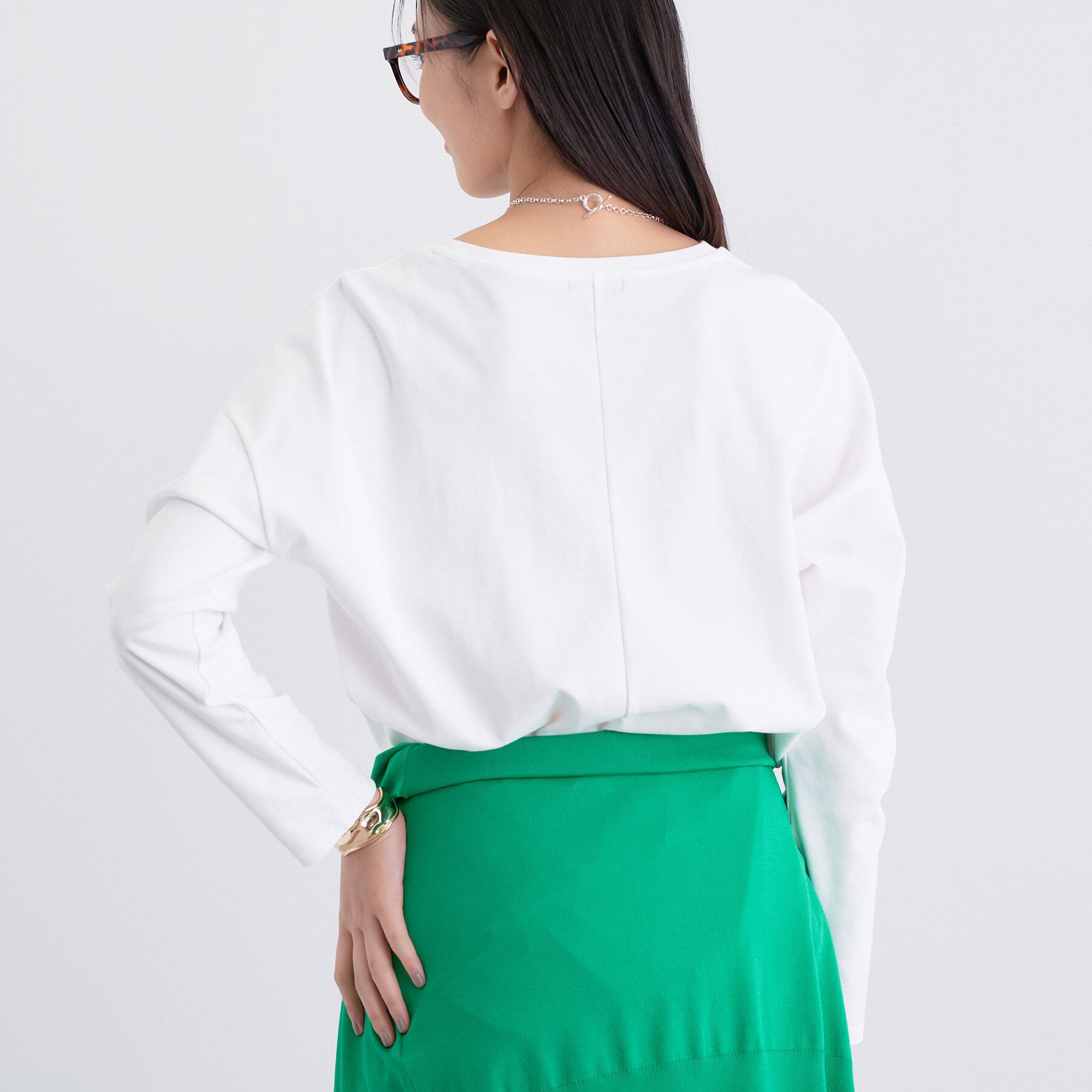 INDIVI「【UVケア】プリントフォトロングTシャツ」|Tシャツ・カットソー|