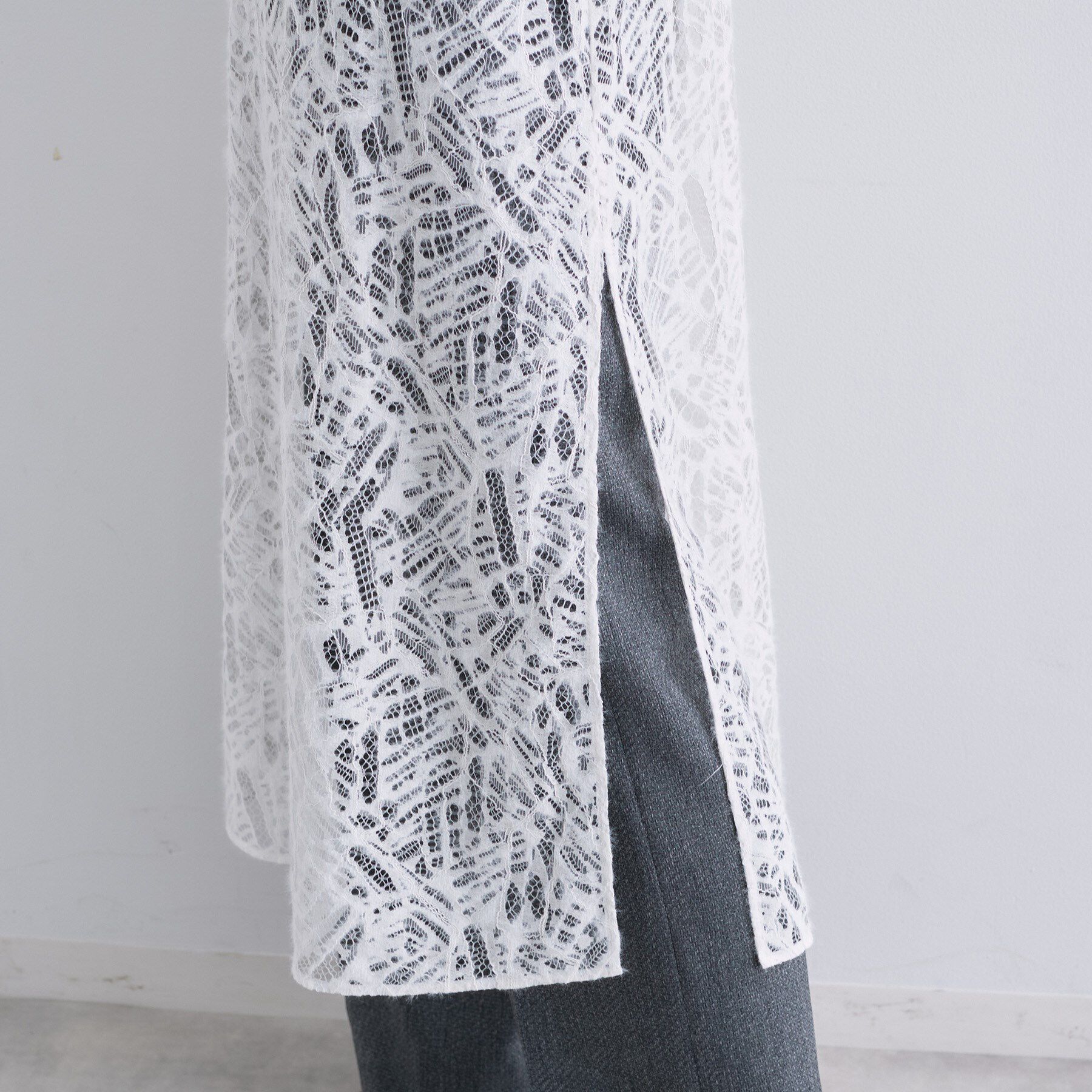 INDIVI「【レイヤード◎】レースキャミドレス」|ワンピース|