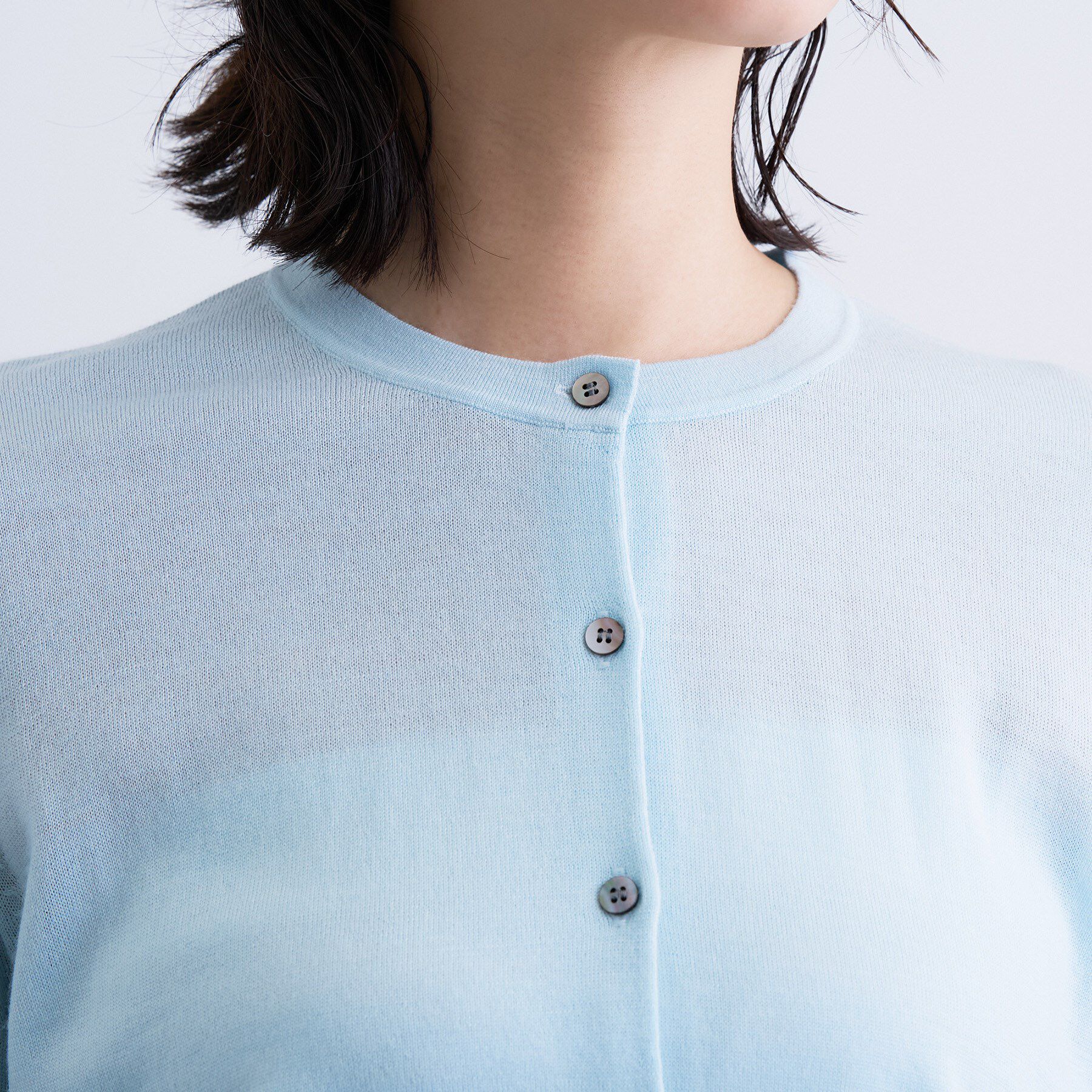 INDIVI「【洗える】ハイゲージニットカーディガン」|カーディガン|