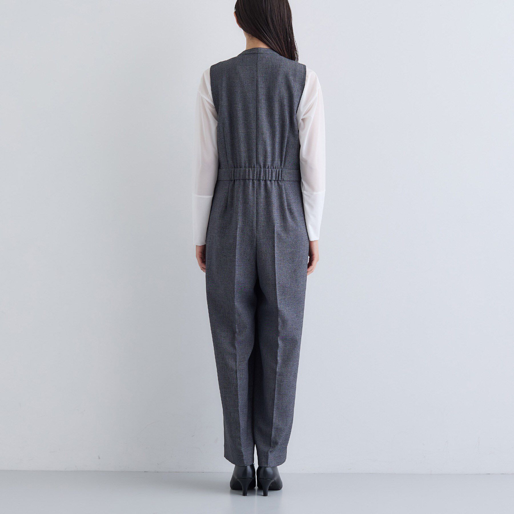 INDIVI「【トレンド／スタイルアップ】ストレッチコンビネゾン」|オールインワン|