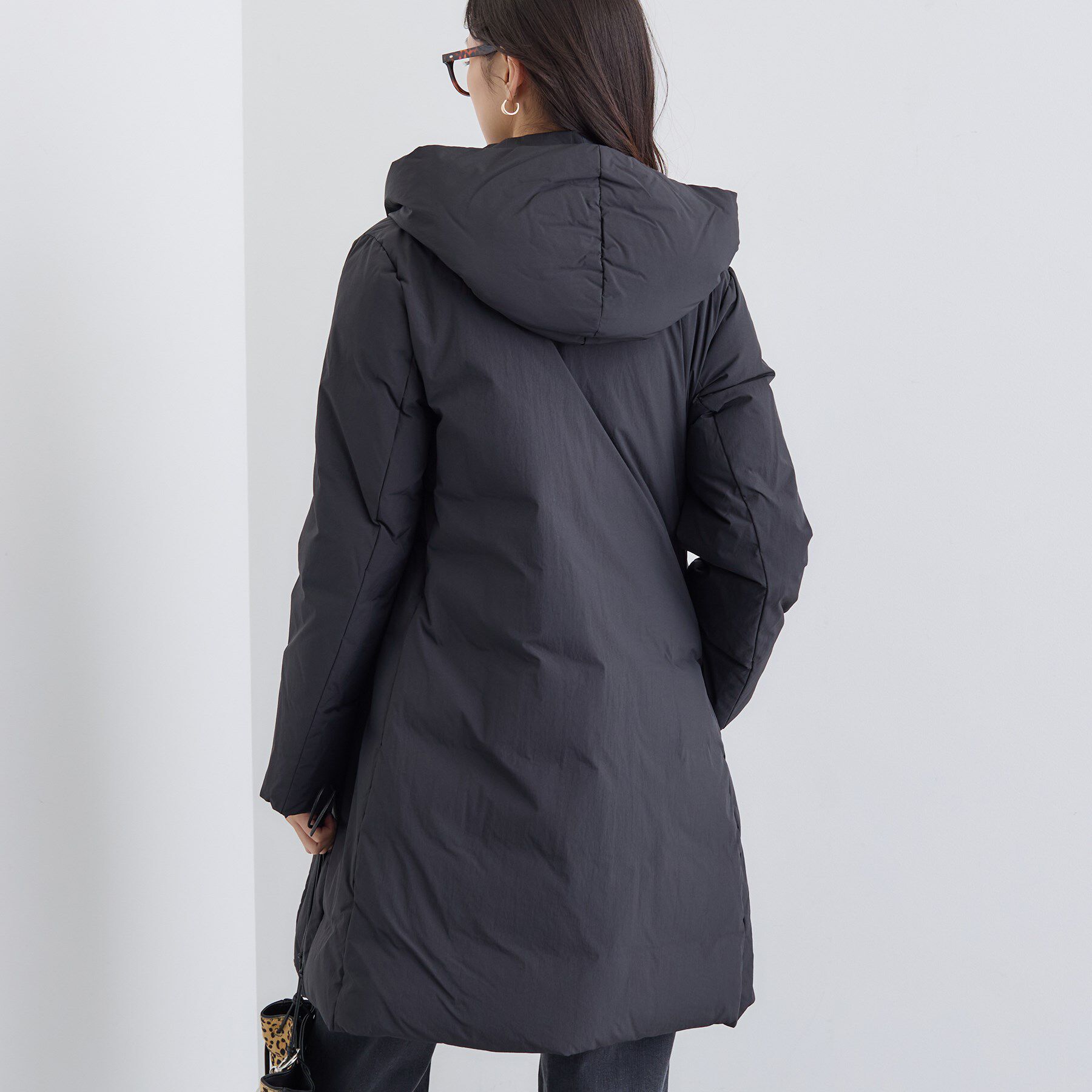 INDIVI「【撥水／洗える】ステッチレス ロングダウンコート」|ダウン|