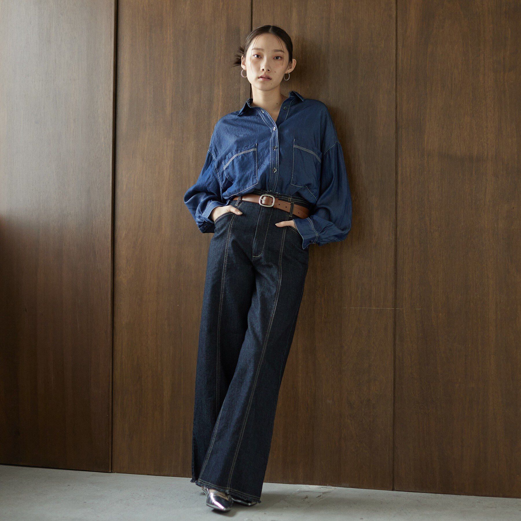 GALLEST「レザーナローベルト」|ベルト|