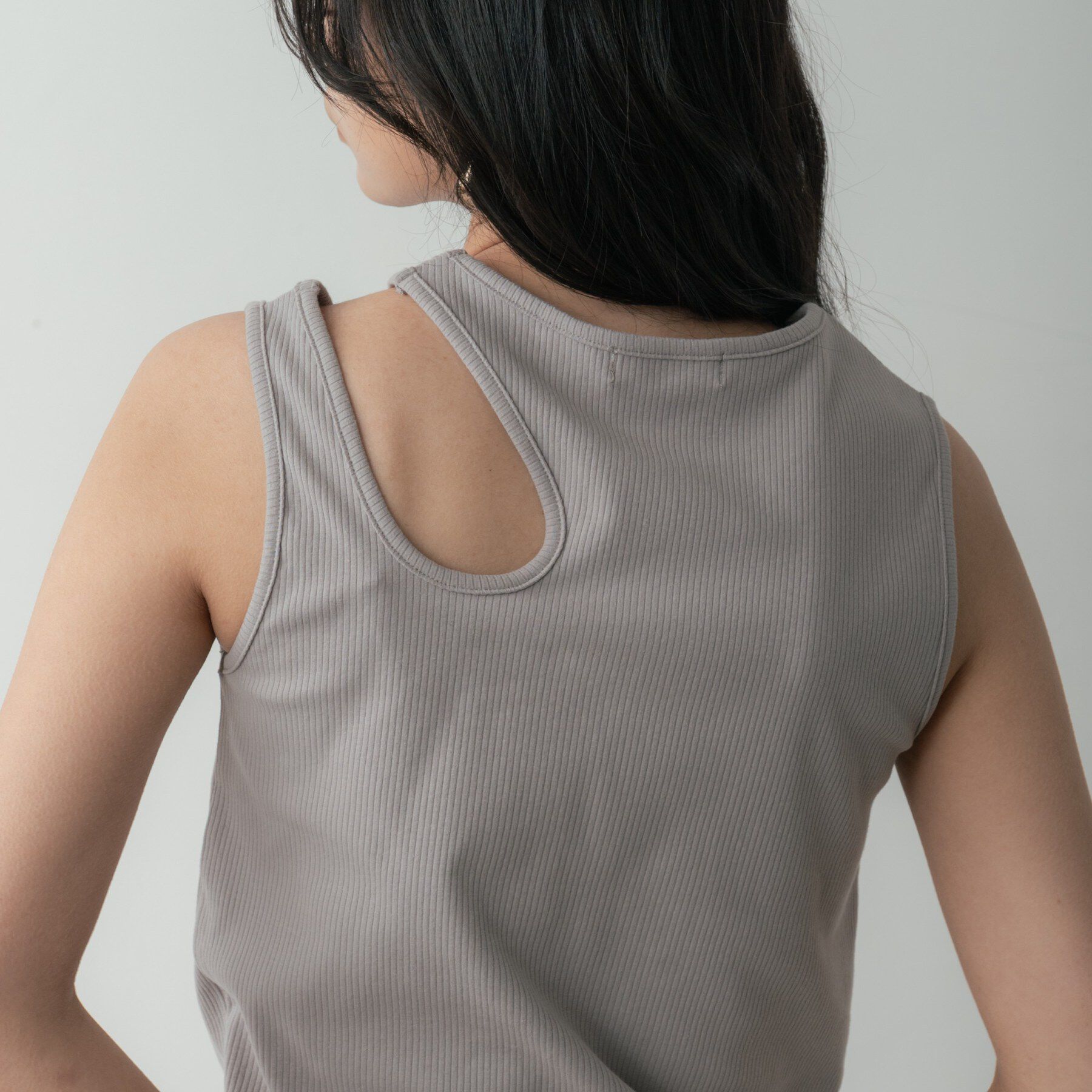 GALLEST「アシメリブタンクトップ」|キャミソール|