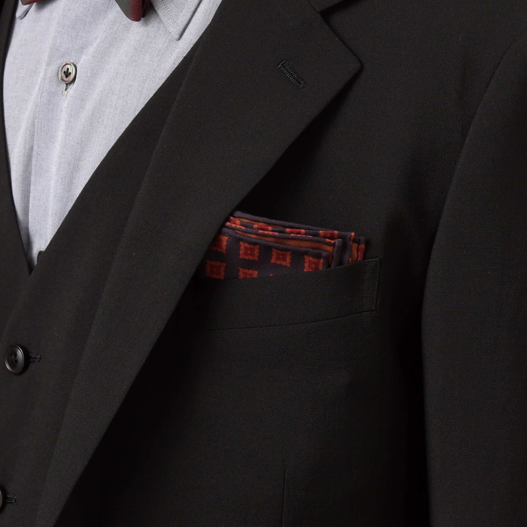 40CARATS&525「ディープブラック ジャケット」|テーラードジャケット|