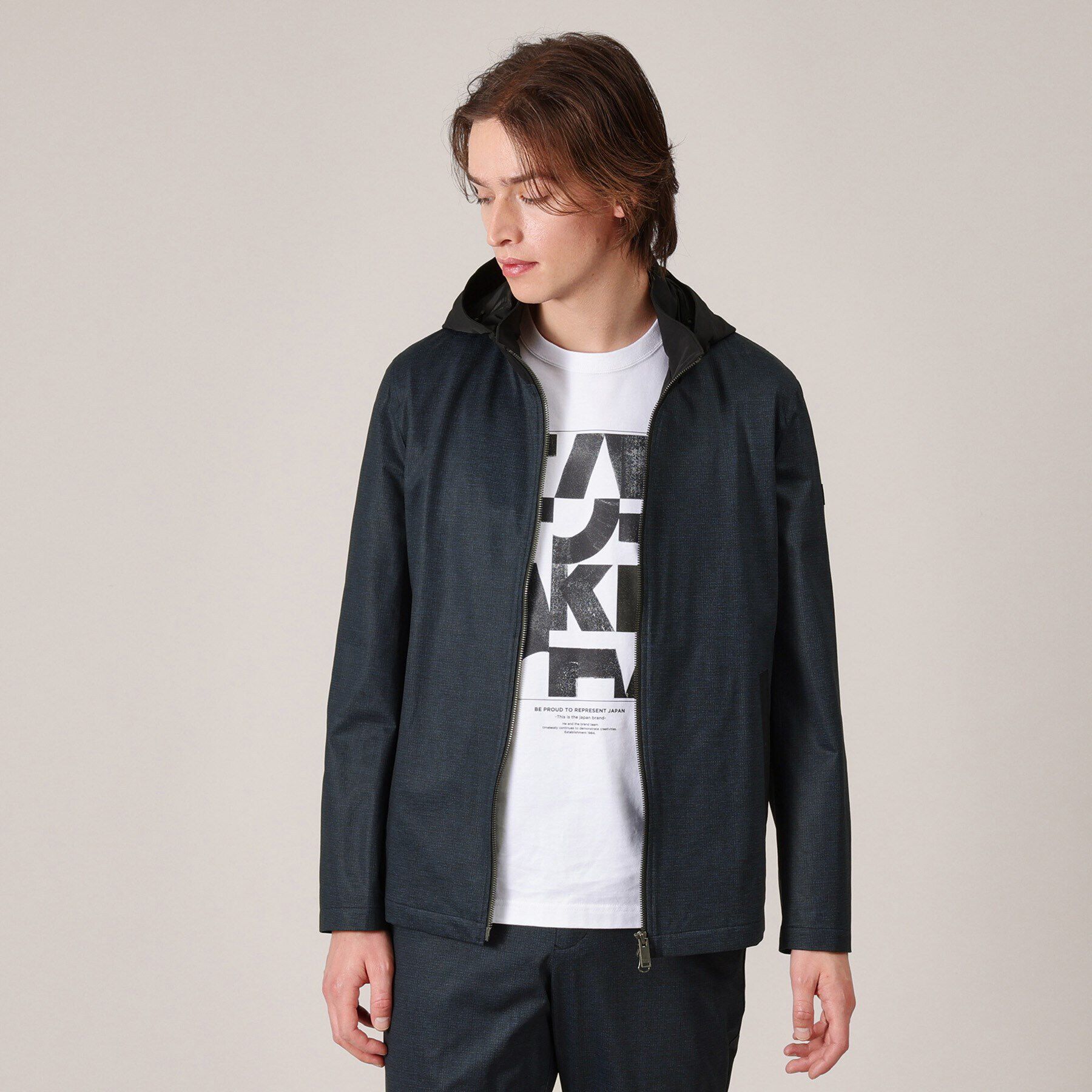 TAKEO KIKUCHI「【軽羽織】2WAY アクティブ ライトブルゾン」|ブルゾン・スタジャン|ネイビー(094)