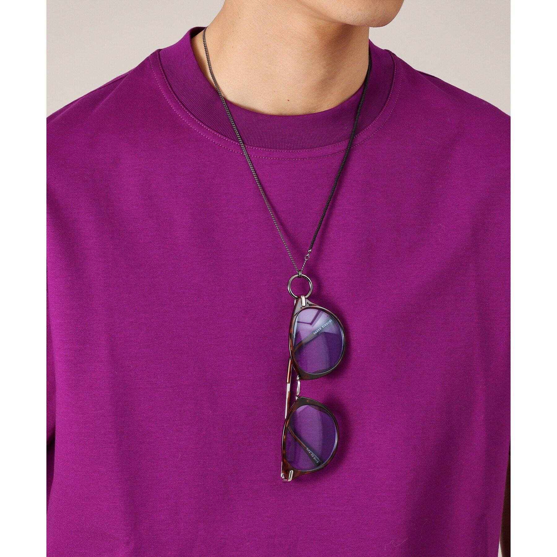 TAKEO KIKUCHI「ビーズコンビ リングネックレス」|ネックレス|