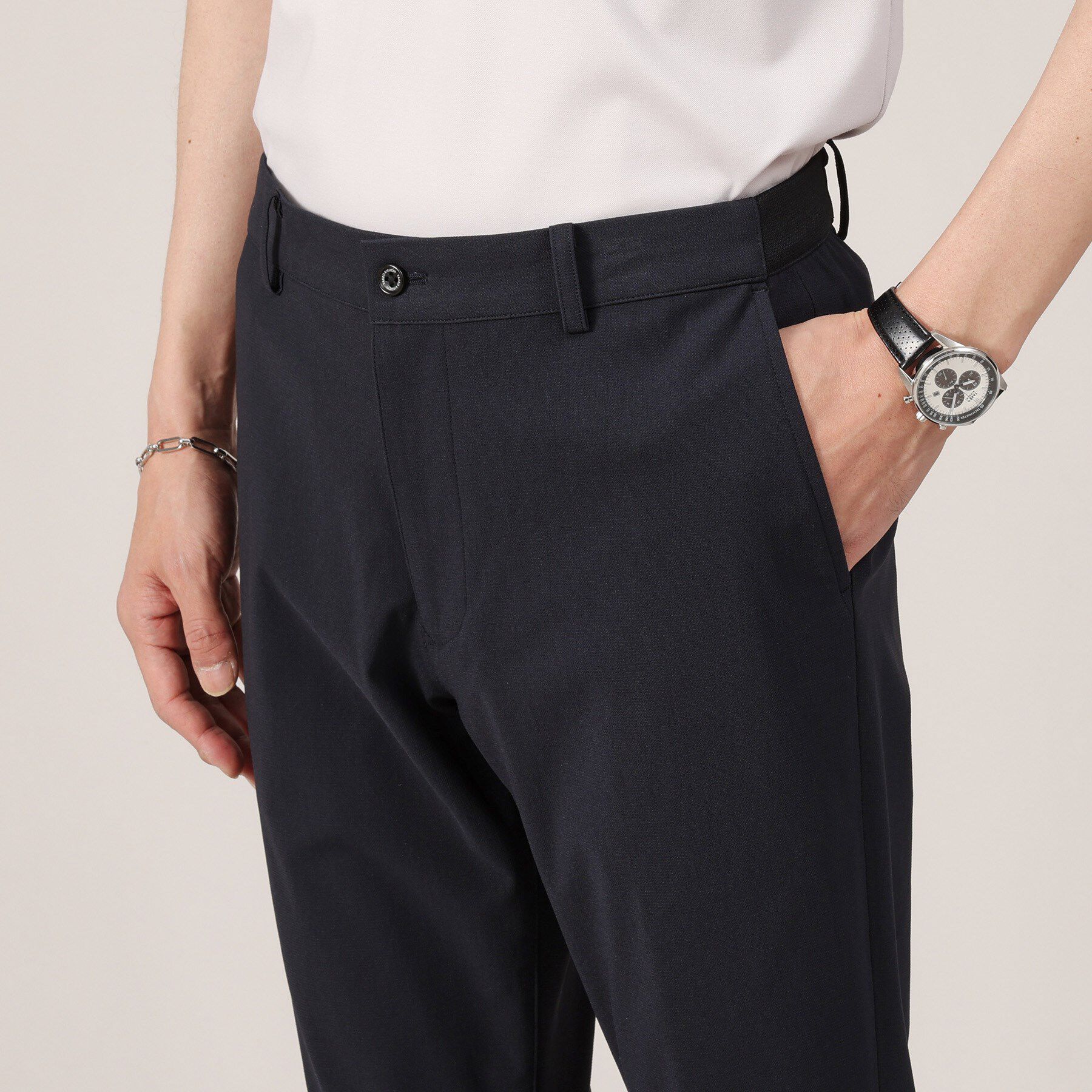 TAKEO KIKUCHI「サイドゴアウエスト ストレートパンツ」|その他|