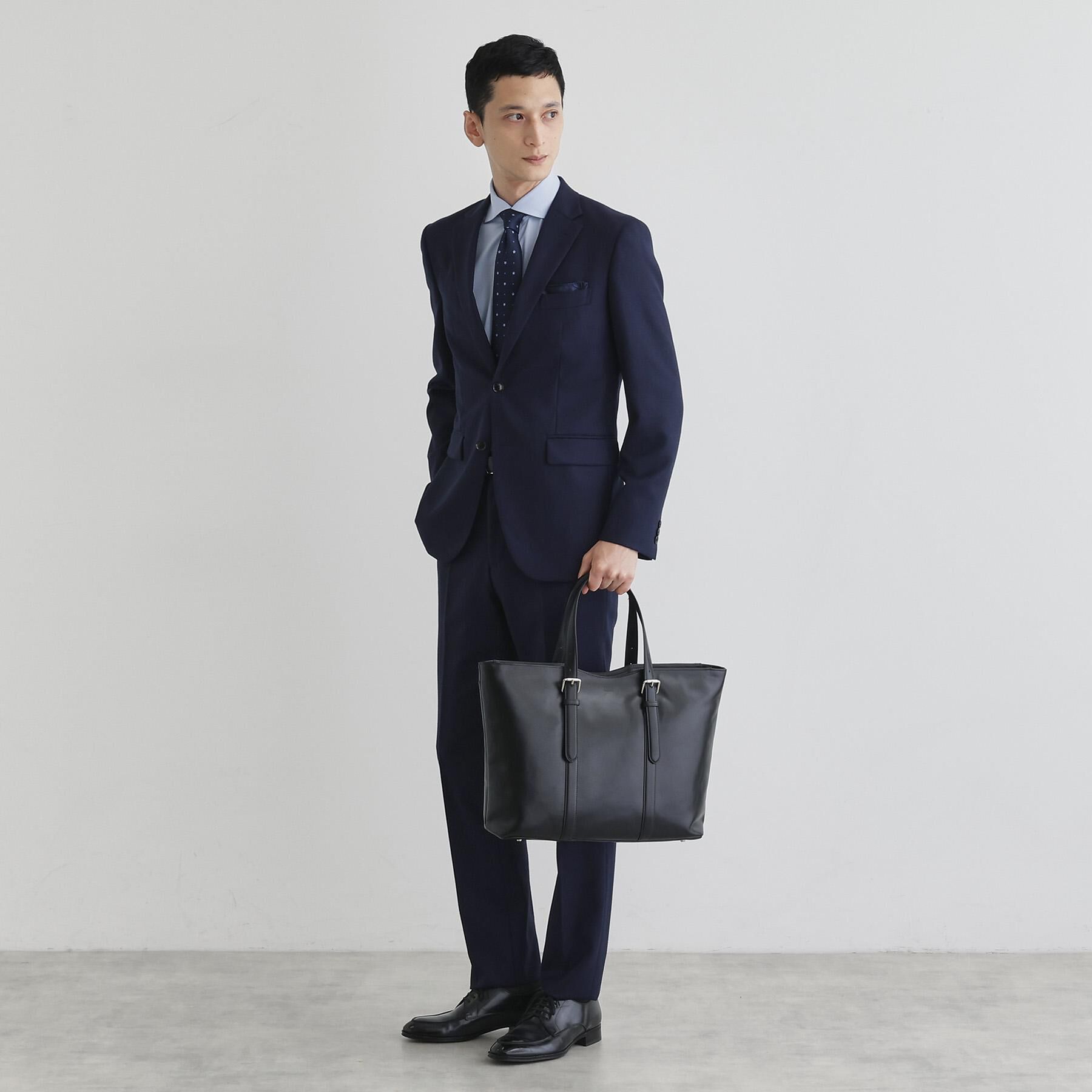 TAKEO KIKUCHI「アニリンレザー トート」|トートバッグ|